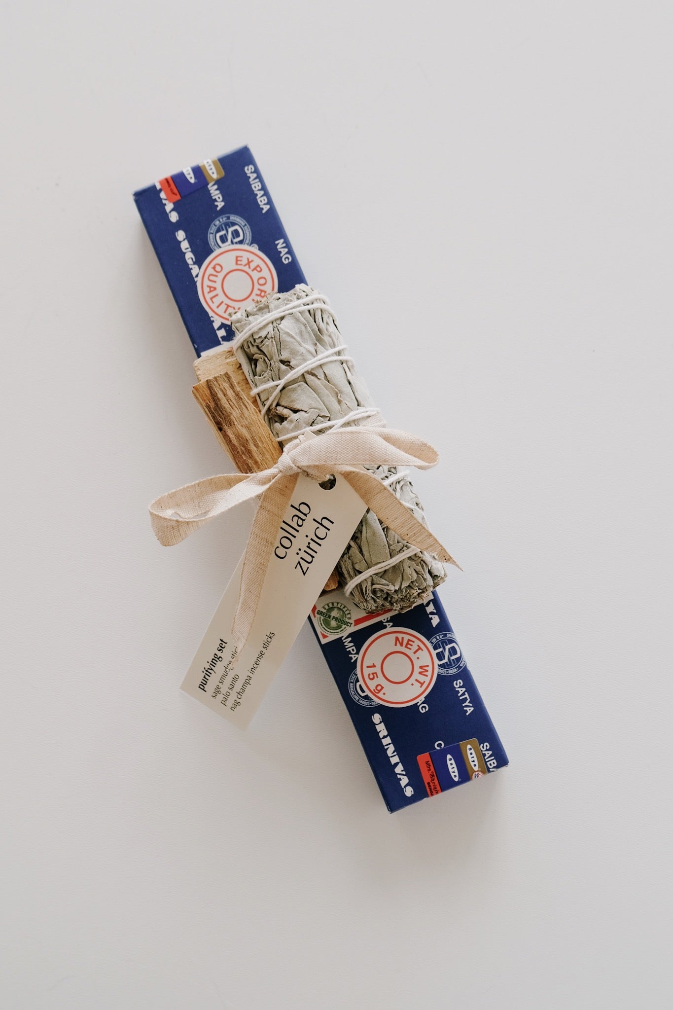 purifying set - incense variety - collab zürich