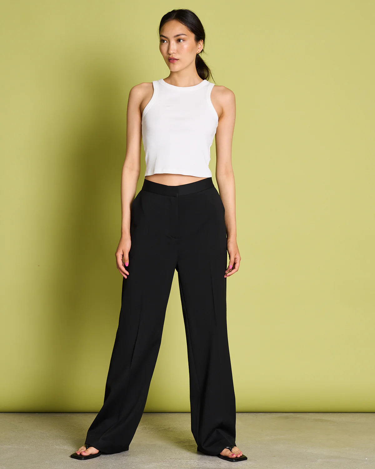 Crop Top - Cotton Porto - White - collab zürich
