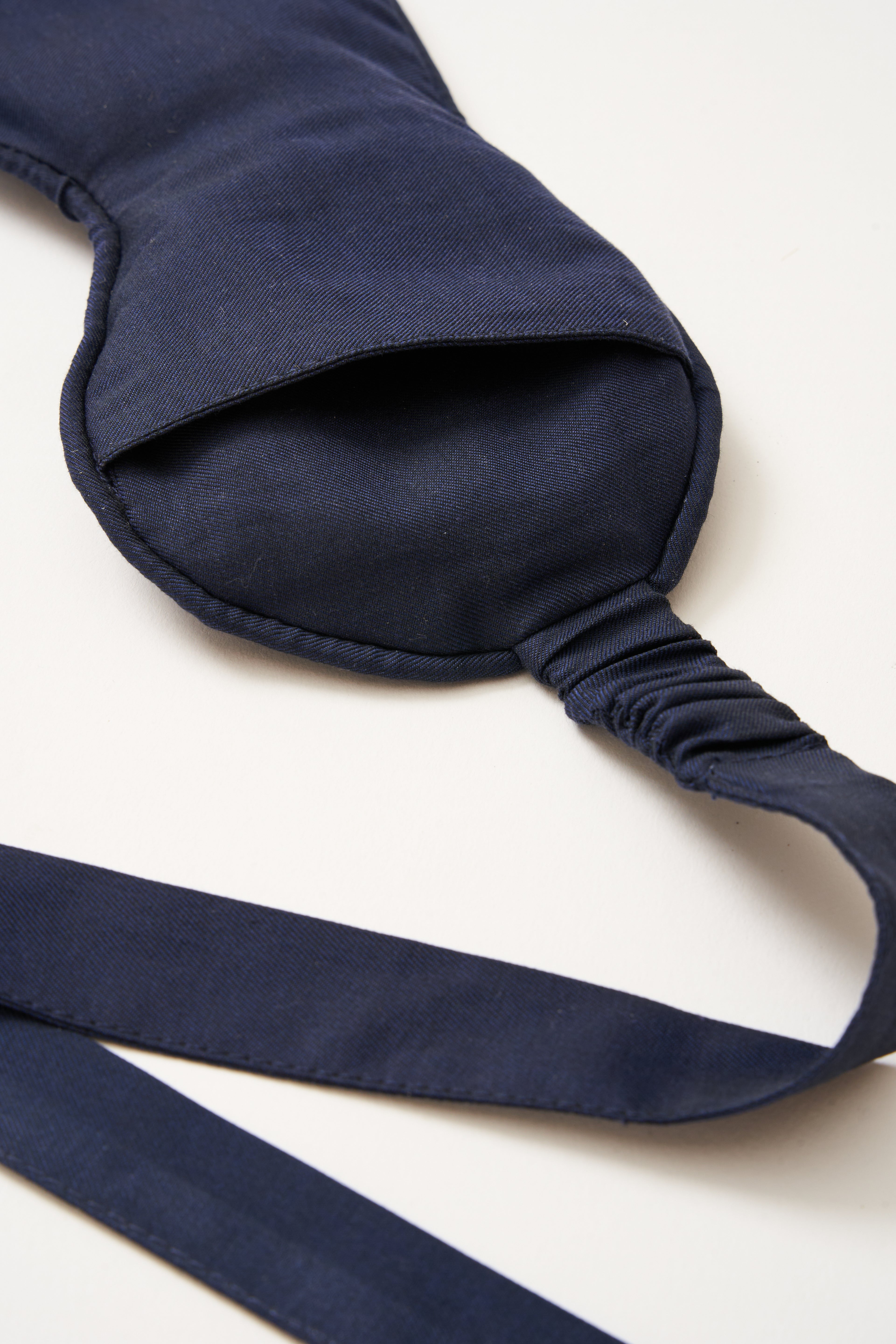 Eye Mask - RAHA Striped - Dark Blue - collab zürich