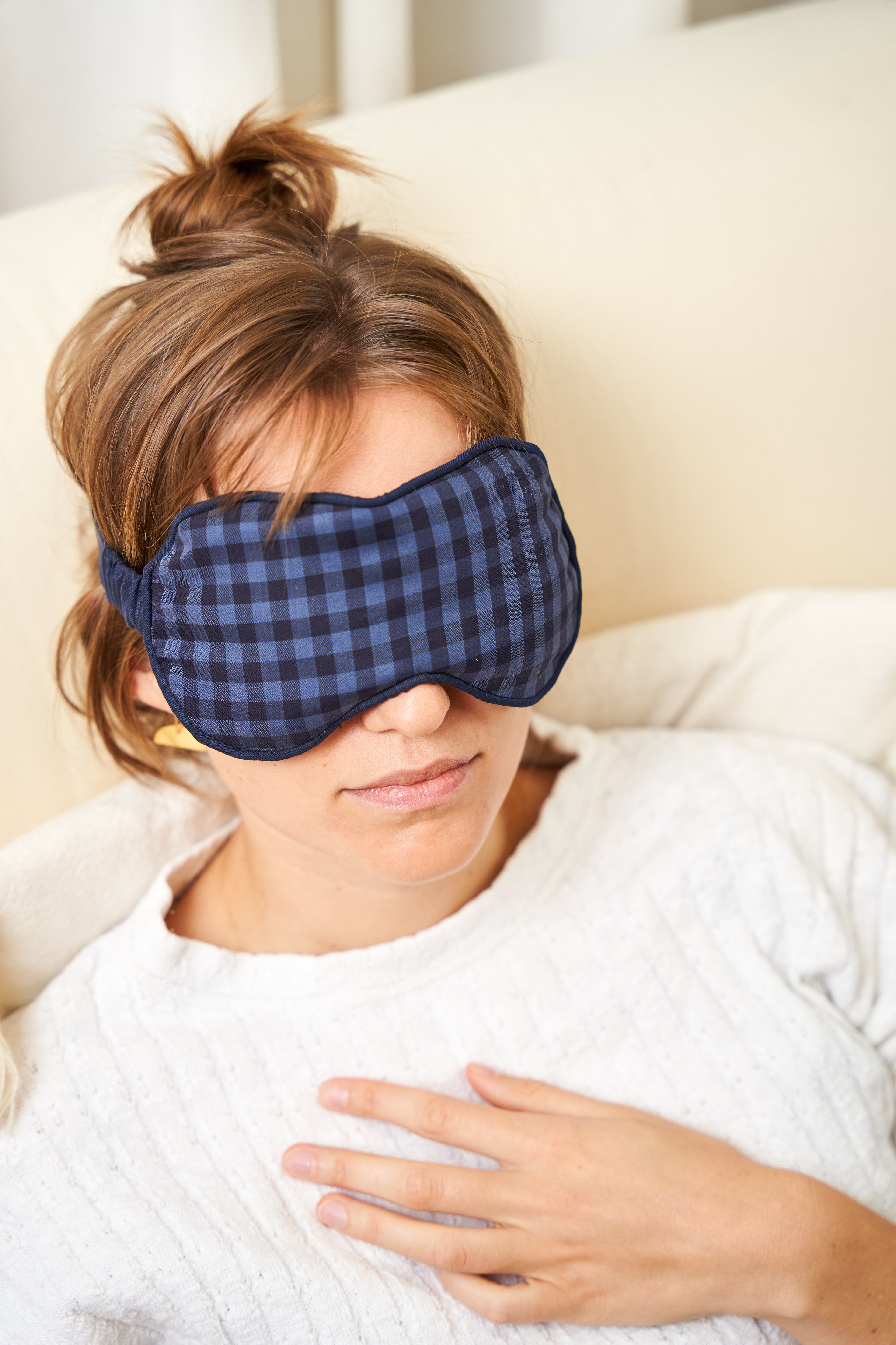 Eye Mask - RAHA Squared - Dark Blue - collab zürich