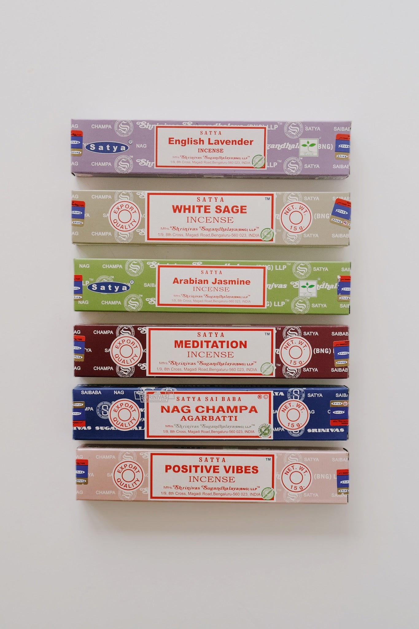 incense sticks - satya nag champa - 15g - collab zürich