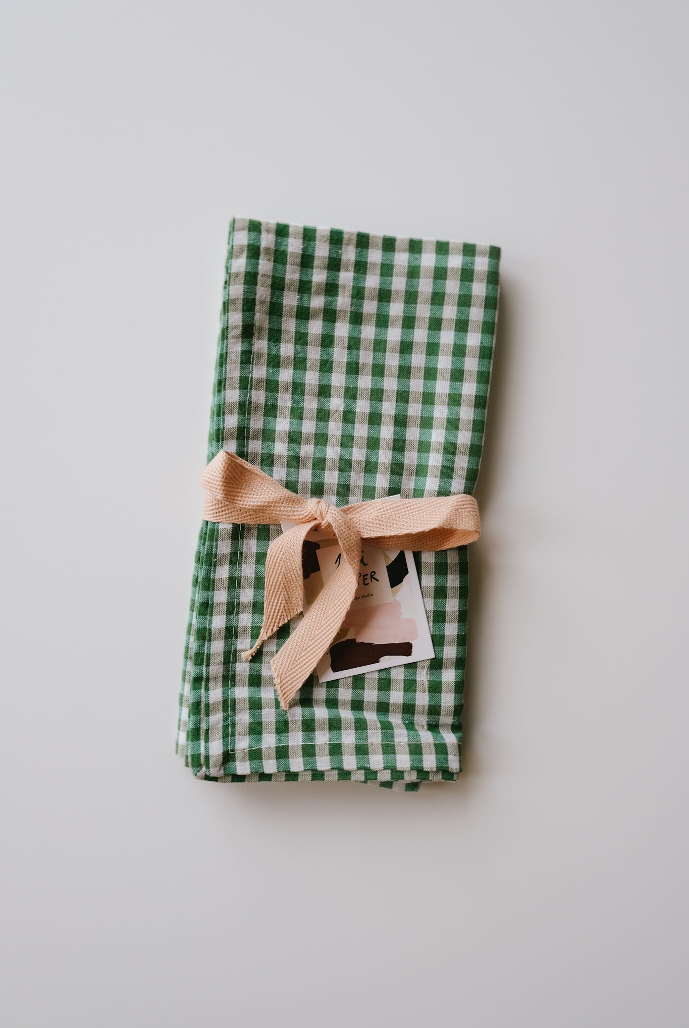 woven cotton napkins - color love - set of 2 - collab zürich