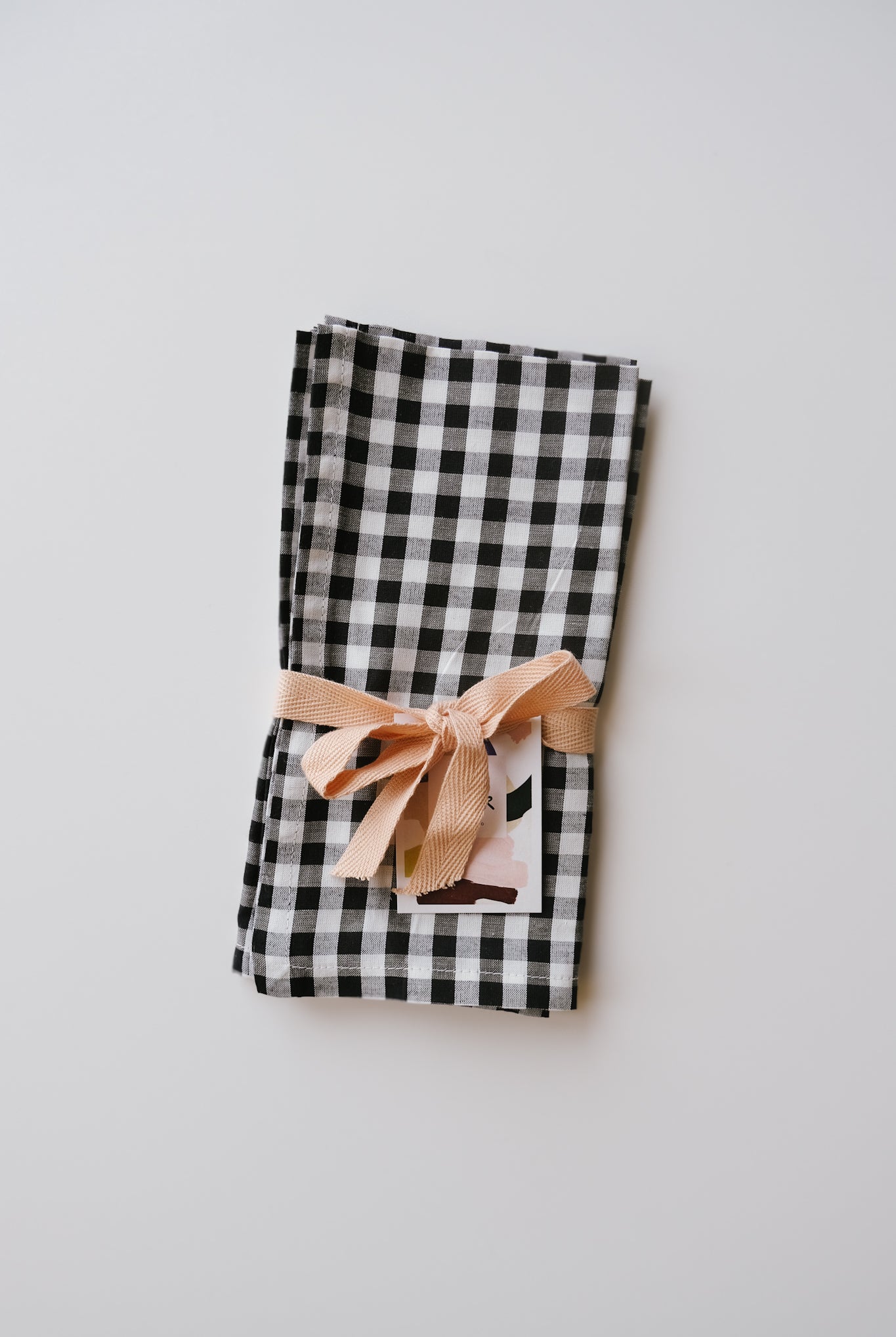 woven cotton napkins - color love - set of 2 - collab zürich