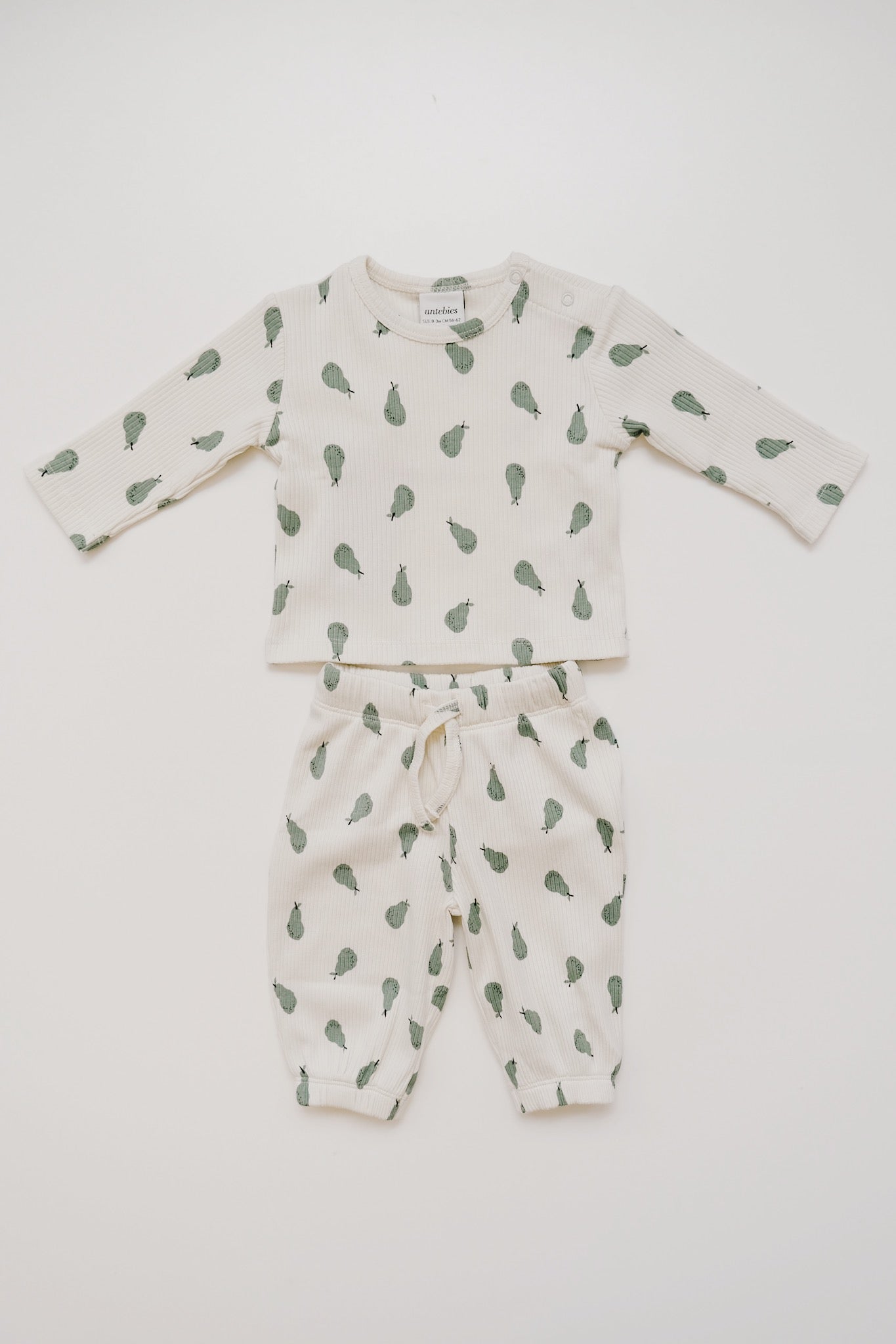 Baby Longsleeve & Pants Set - Happy Pears - collab zürich