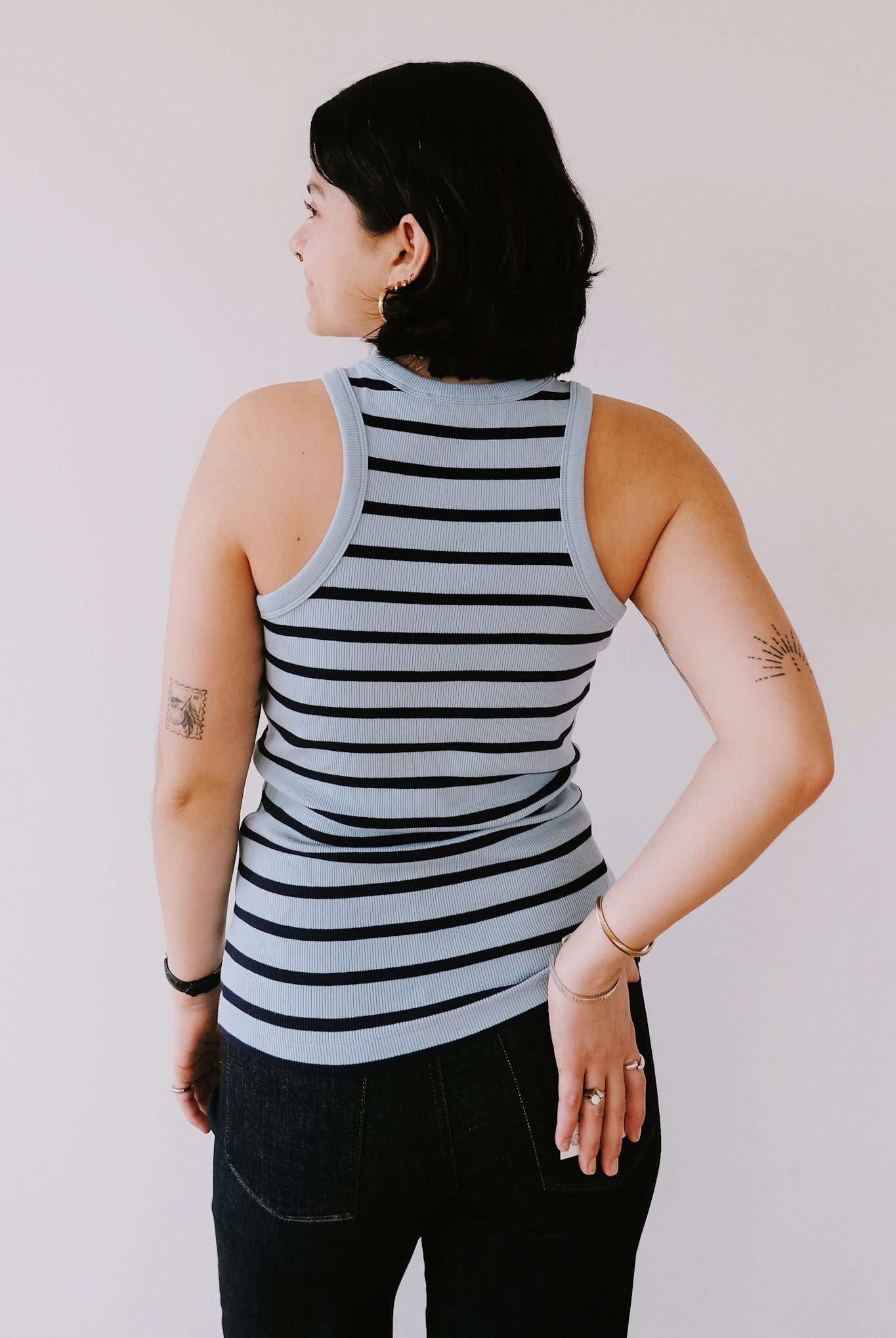 Tank Top - Kanitaa - Blue glow / Tinted Navy - collab zürich