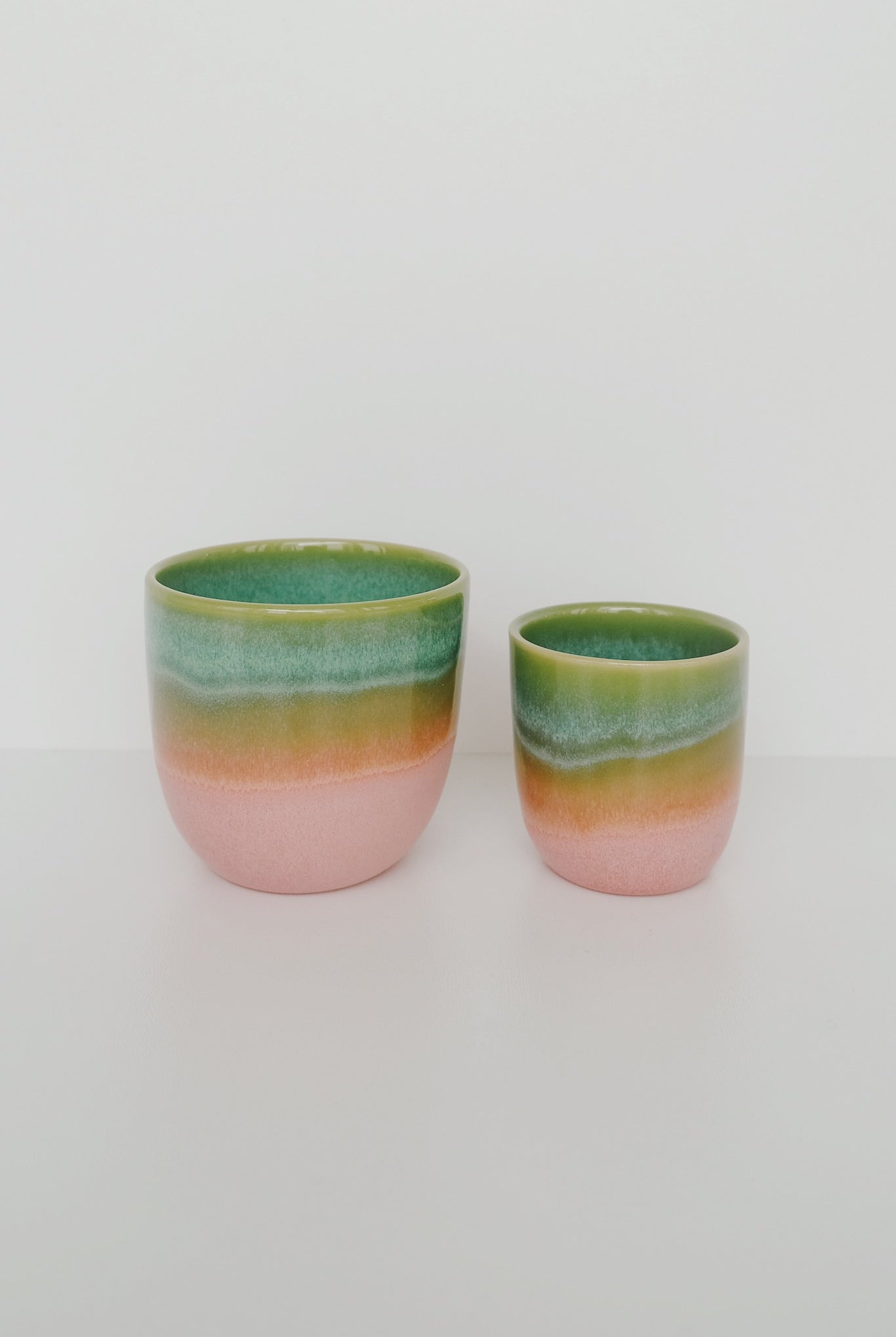 Cup - Gradient - Green / Pink - collab zürich