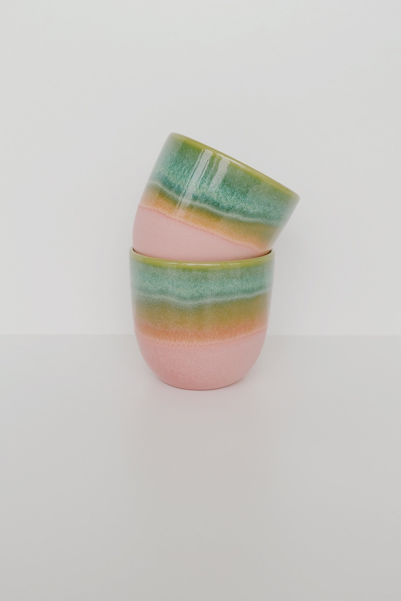 Cup - Gradient - Green / Pink - collab zürich