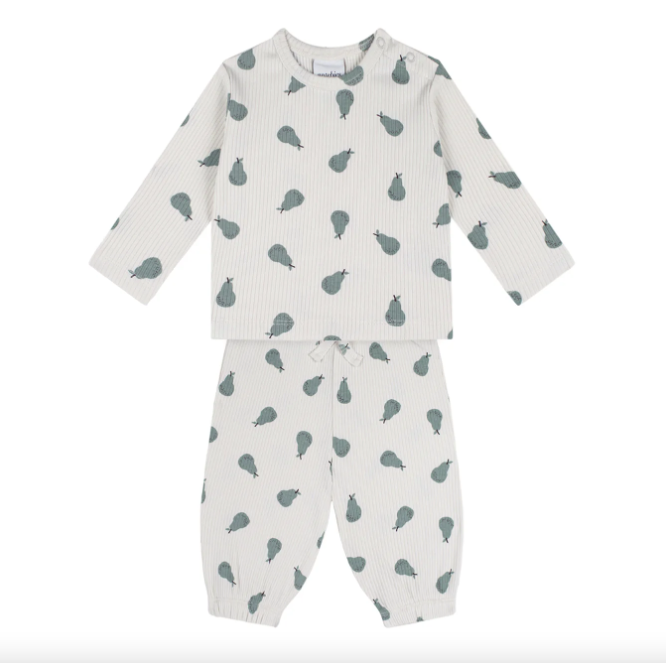 Baby Longsleeve & Pants Set - Happy Pears - collab zürich
