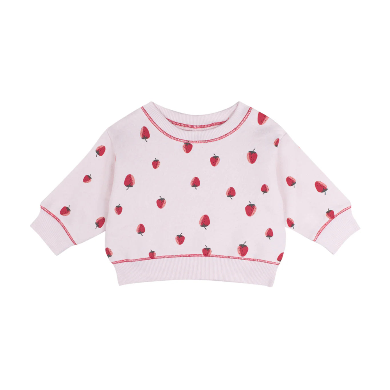Baby Sweatshirt & Pants Set - Strawberry Fields - collab zürich