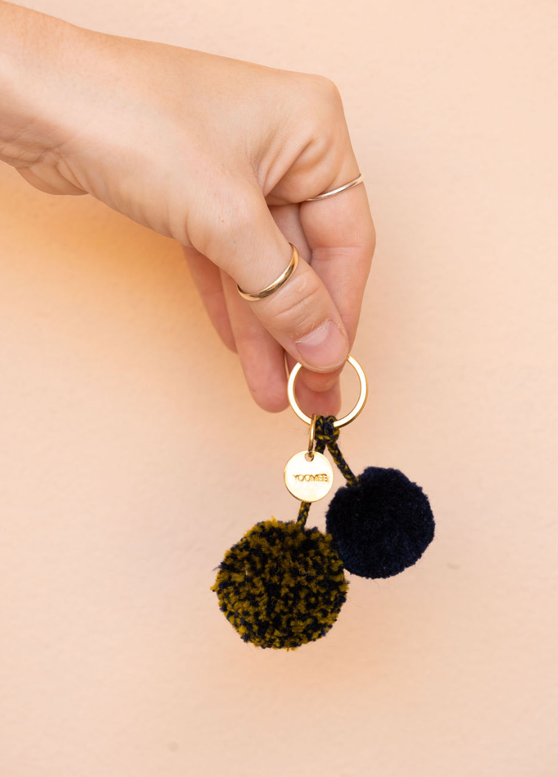 Pom Pom - KOURA - Marine/green - collab zürich