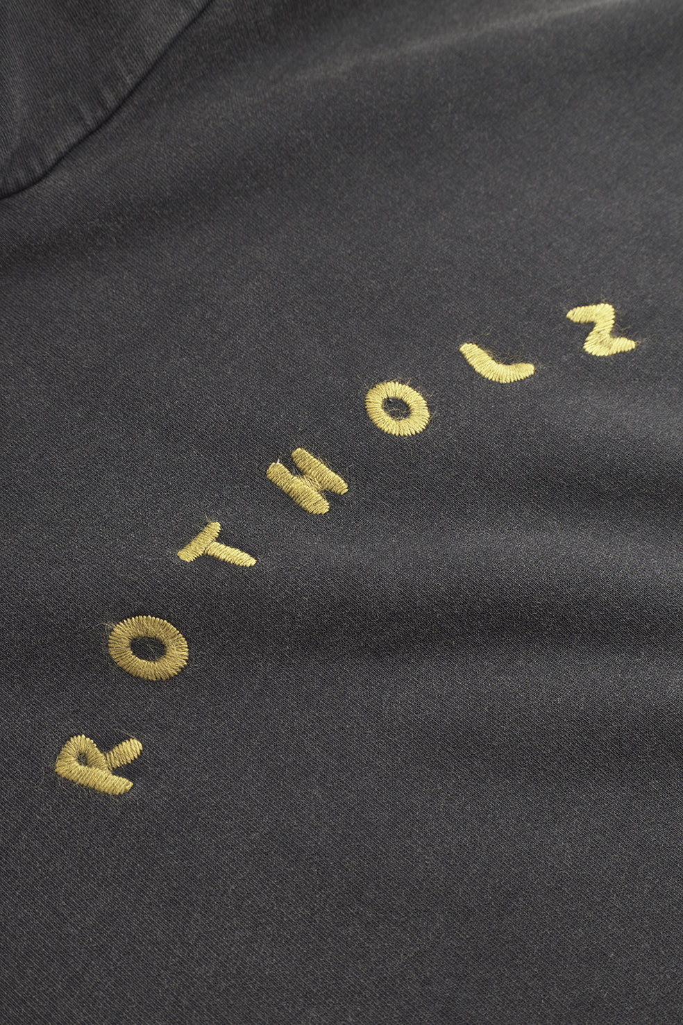 unisex hoodie - bubby logo - faded black - collab zürich