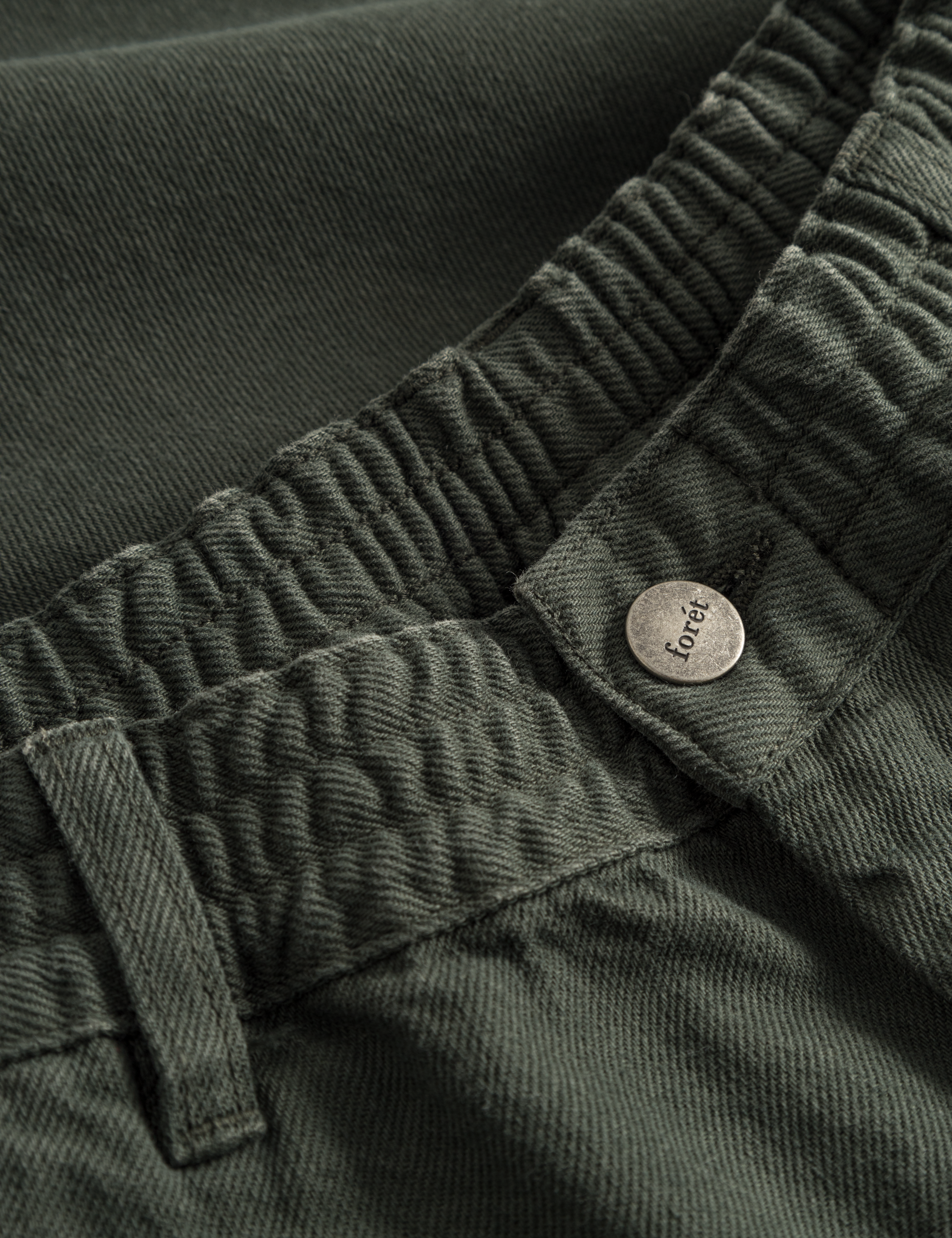 Pants - Clay - Dark moss - collab zürich