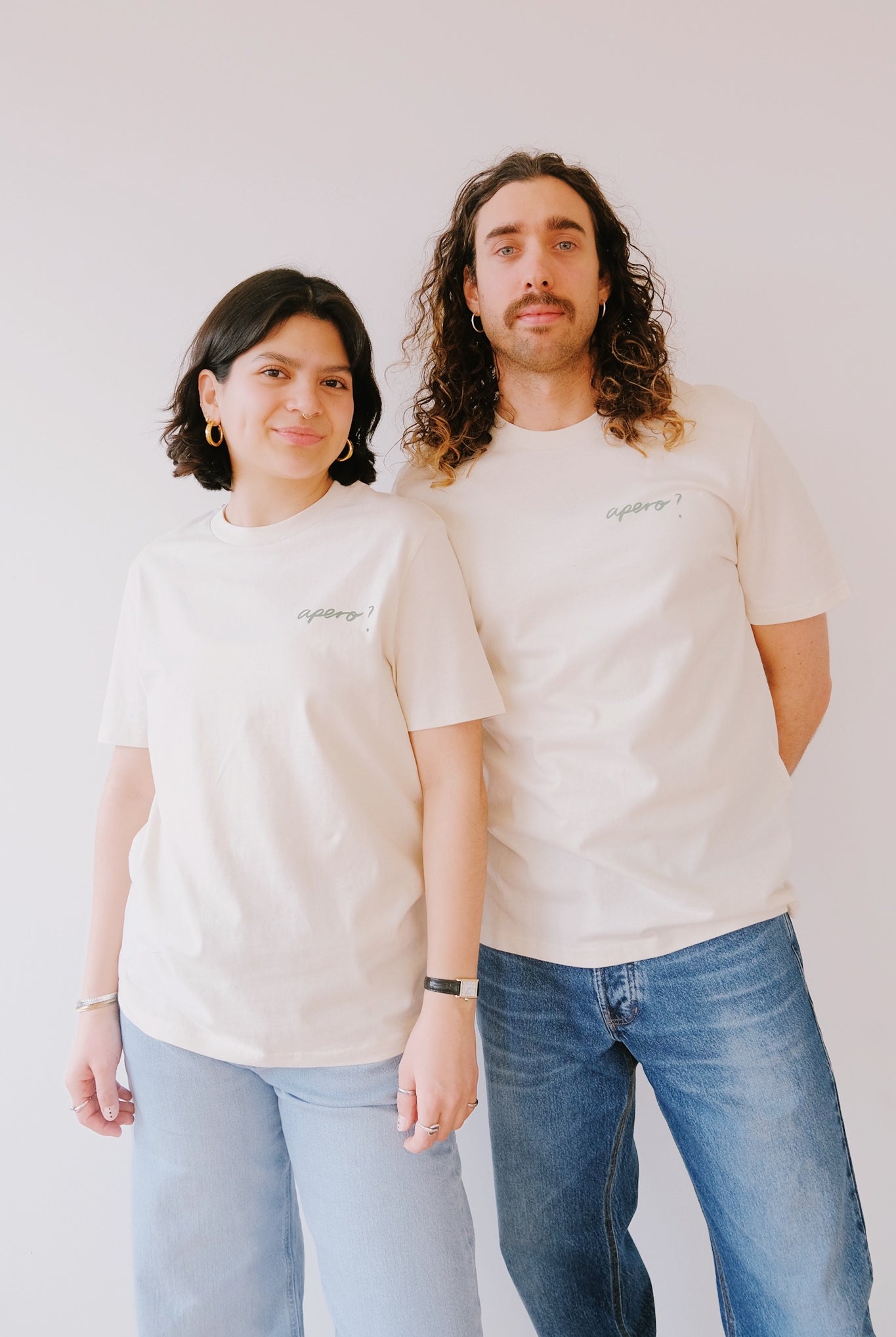 Unisex T-Shirt - apero? - Natural - collab zürich