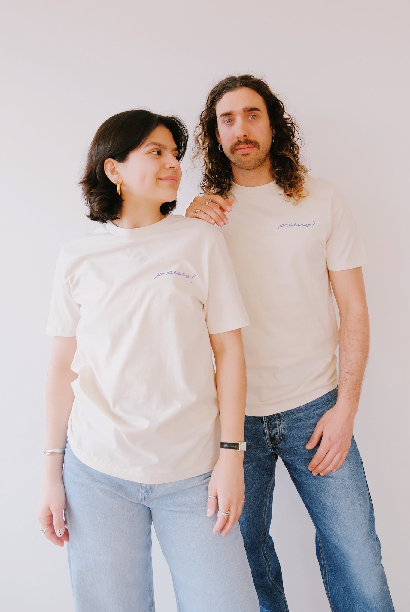 Unisex T-Shirt - prosecco? - Natural - collab zürich