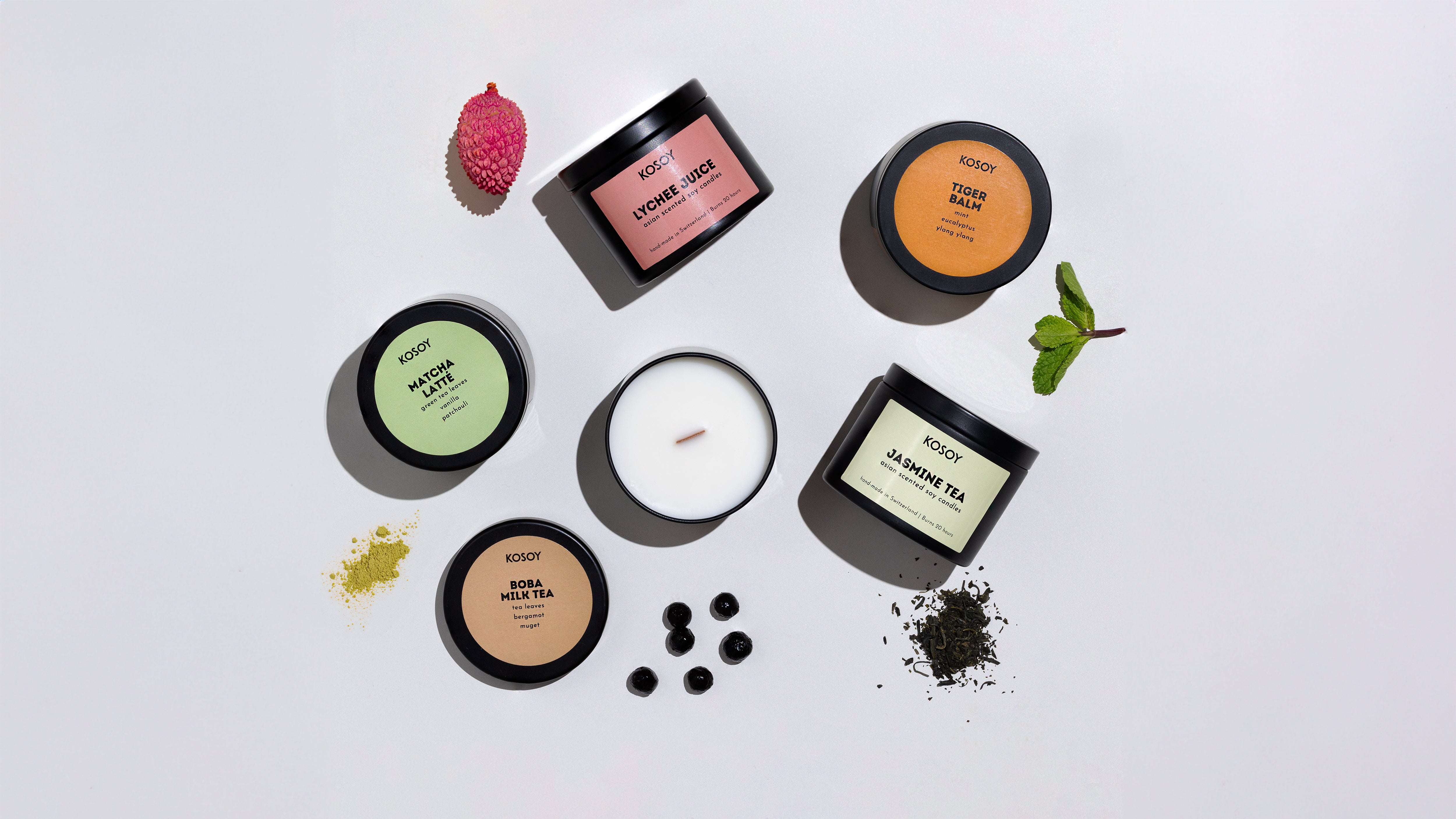 Scented Candle - Matcha Latté - collab zürich