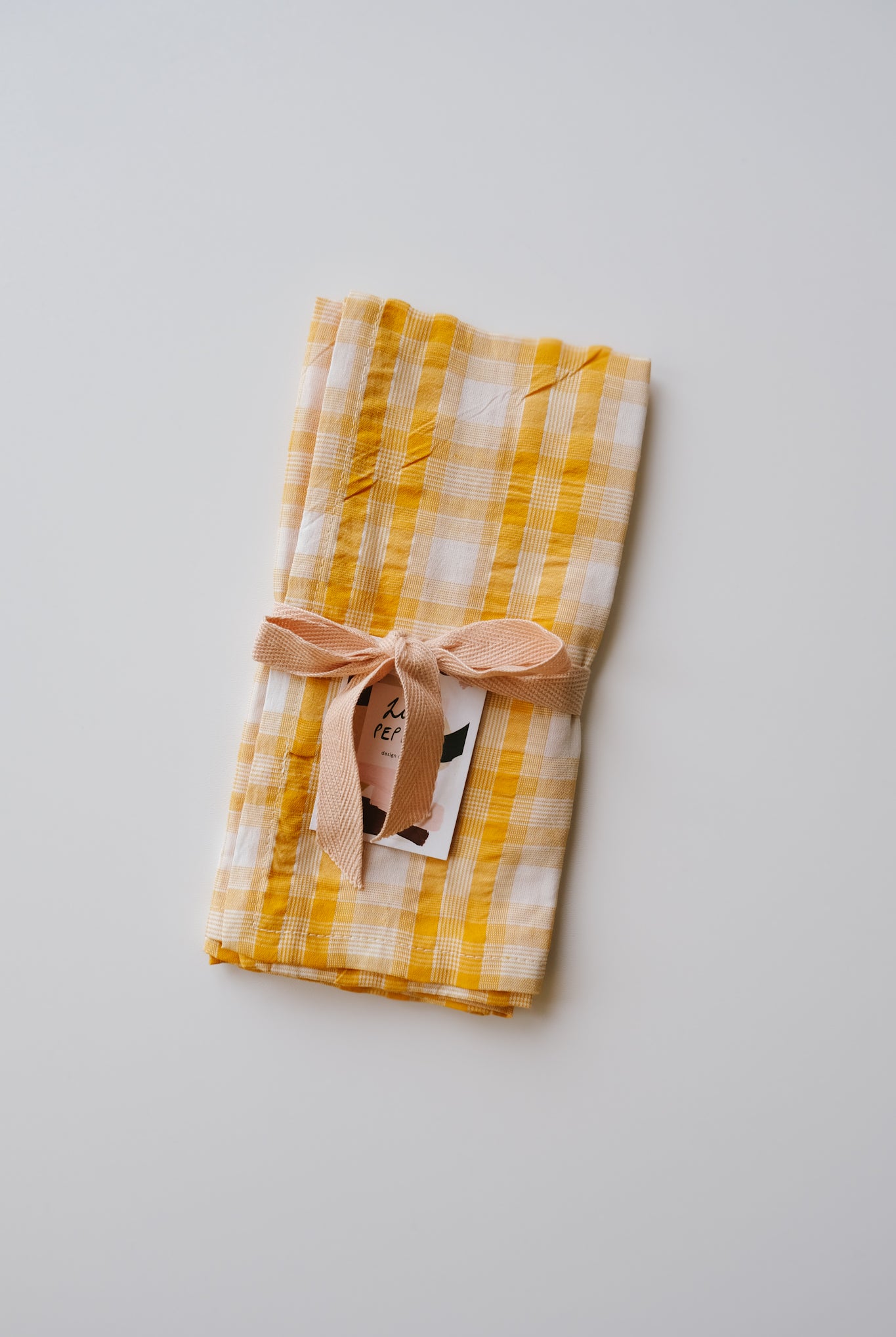 woven cotton napkins - color love - set of 2 - collab zürich