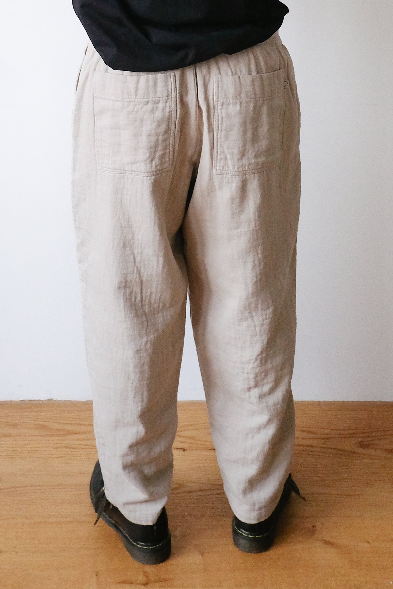 unisex pants - wide - washed sand - collab zürich