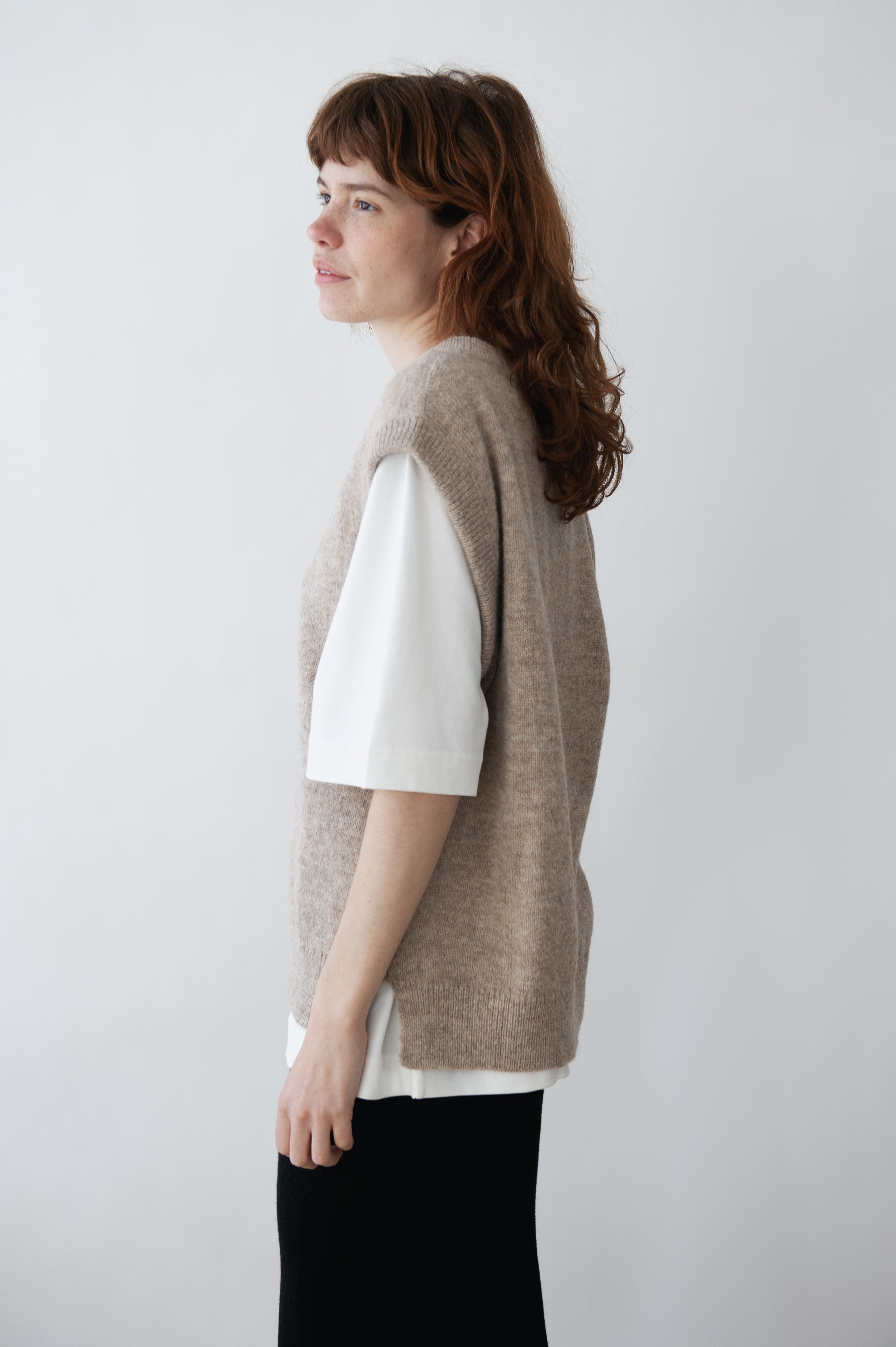 Wool Vest - Robin - Mocca - collab zürich