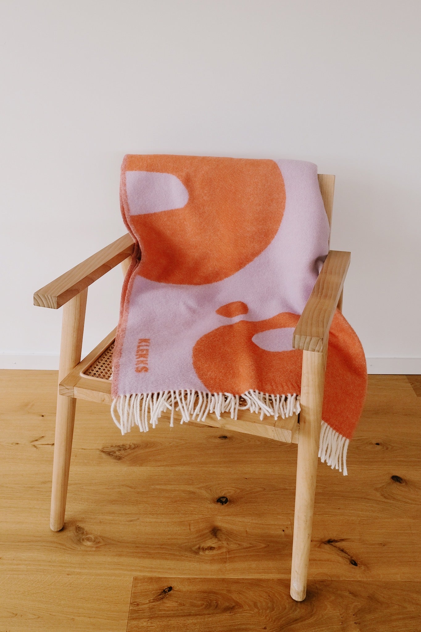 Wool Blanket - no8 - Orange Purple - collab zürich
