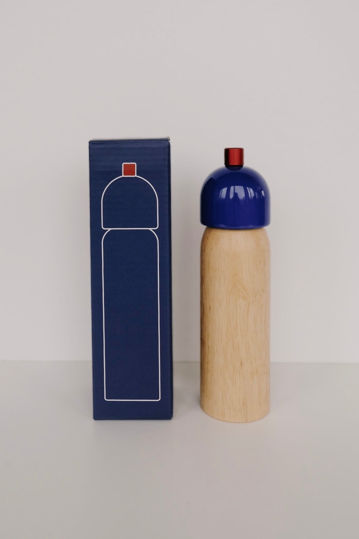 Salt / Pepper Grinder - Blue & Red - collab zürich