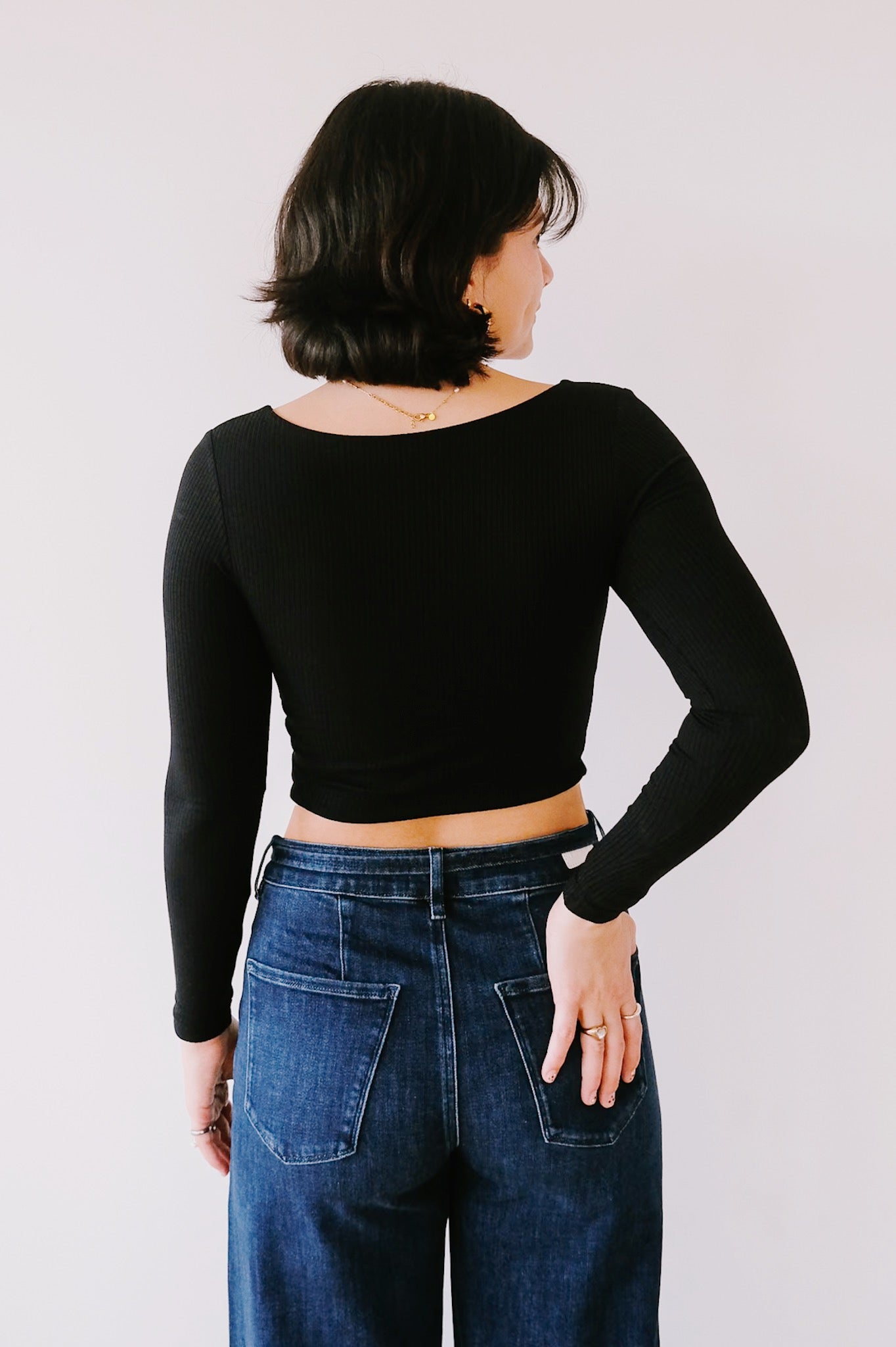 Longsleeve - Emma - Black - collab zürich