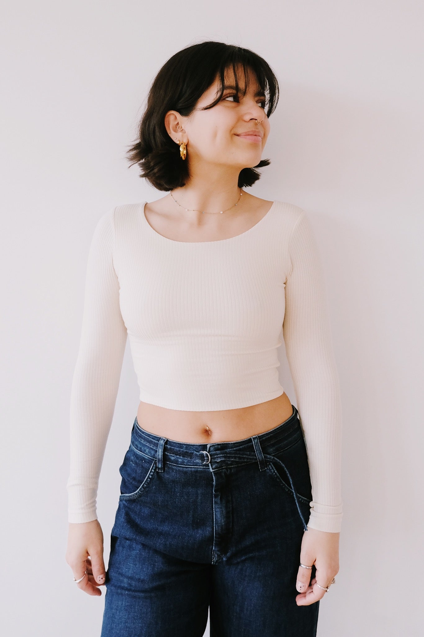 Longsleeve - Emma - Cream - collab zürich