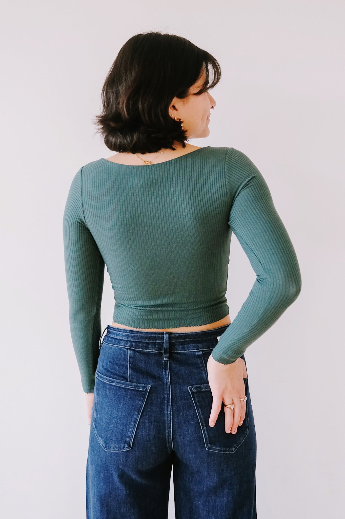 Longsleeve - Emma - Emerald - collab zürich