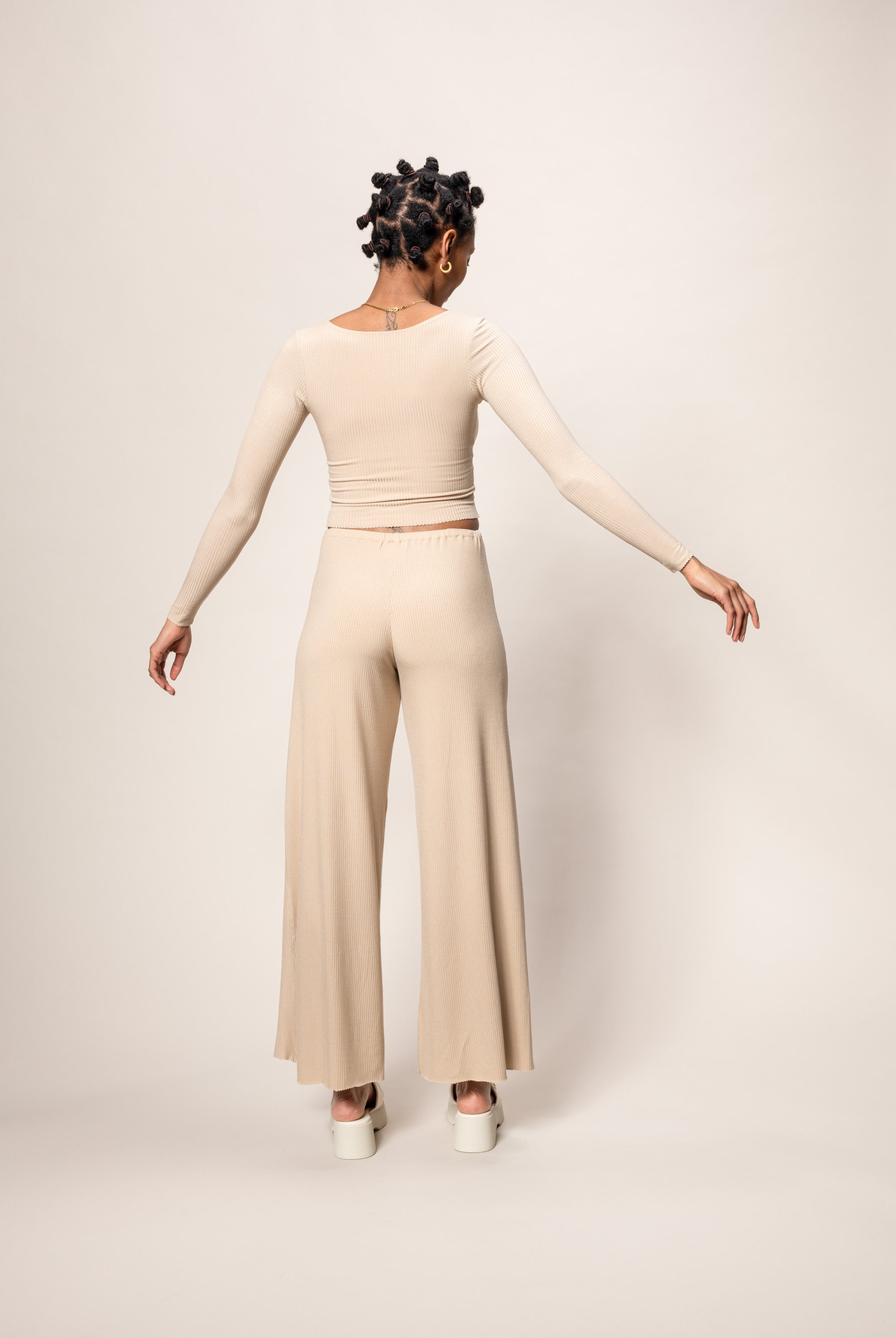 pants - bella - creme - collab zürich
