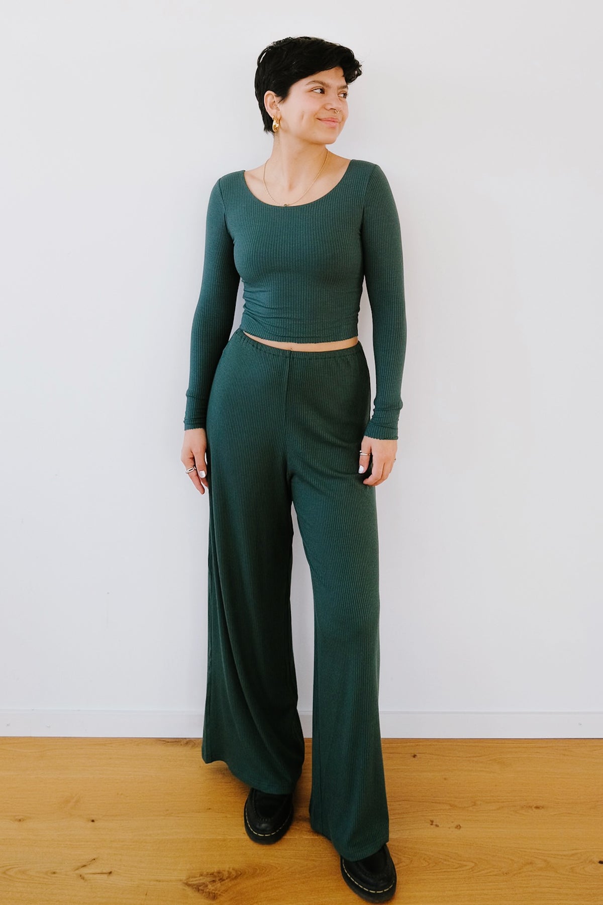 Pants - Bella - Emerald - collab zürich
