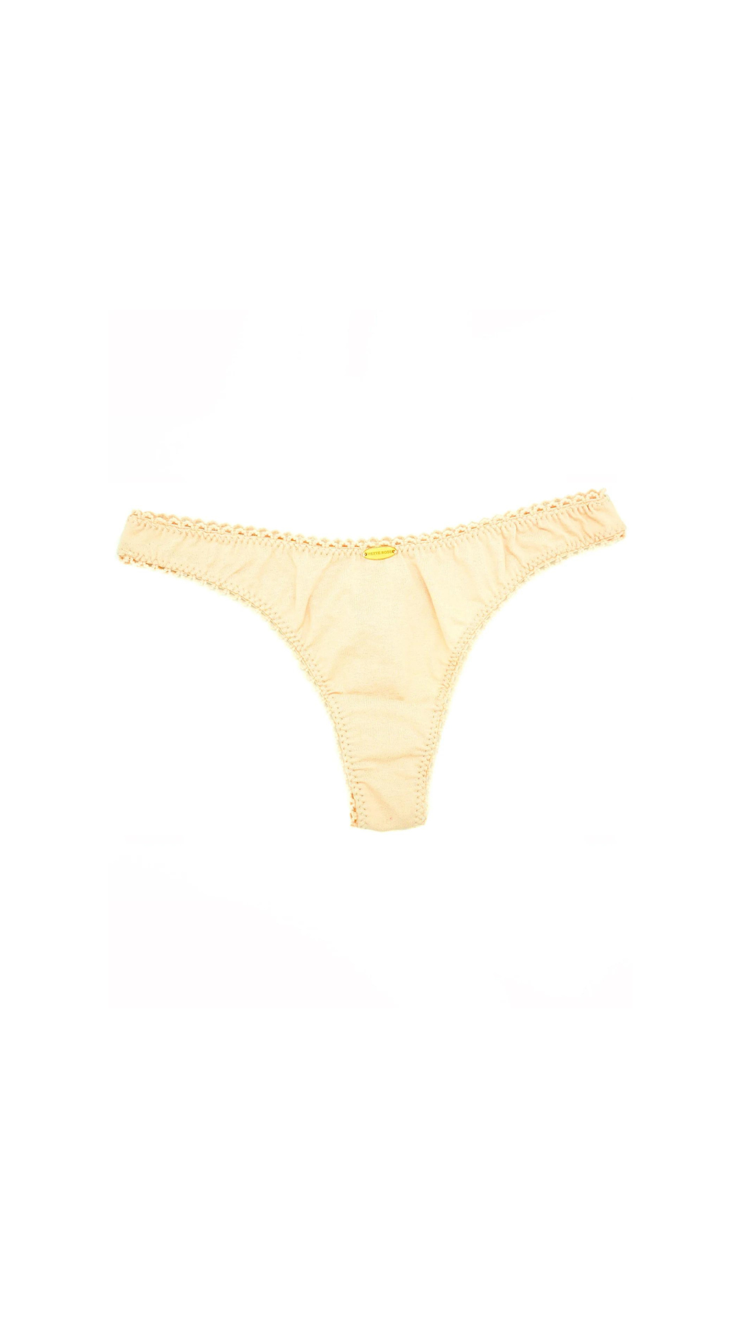 Bamboo Underwear - Thong - Cream - collab zürich