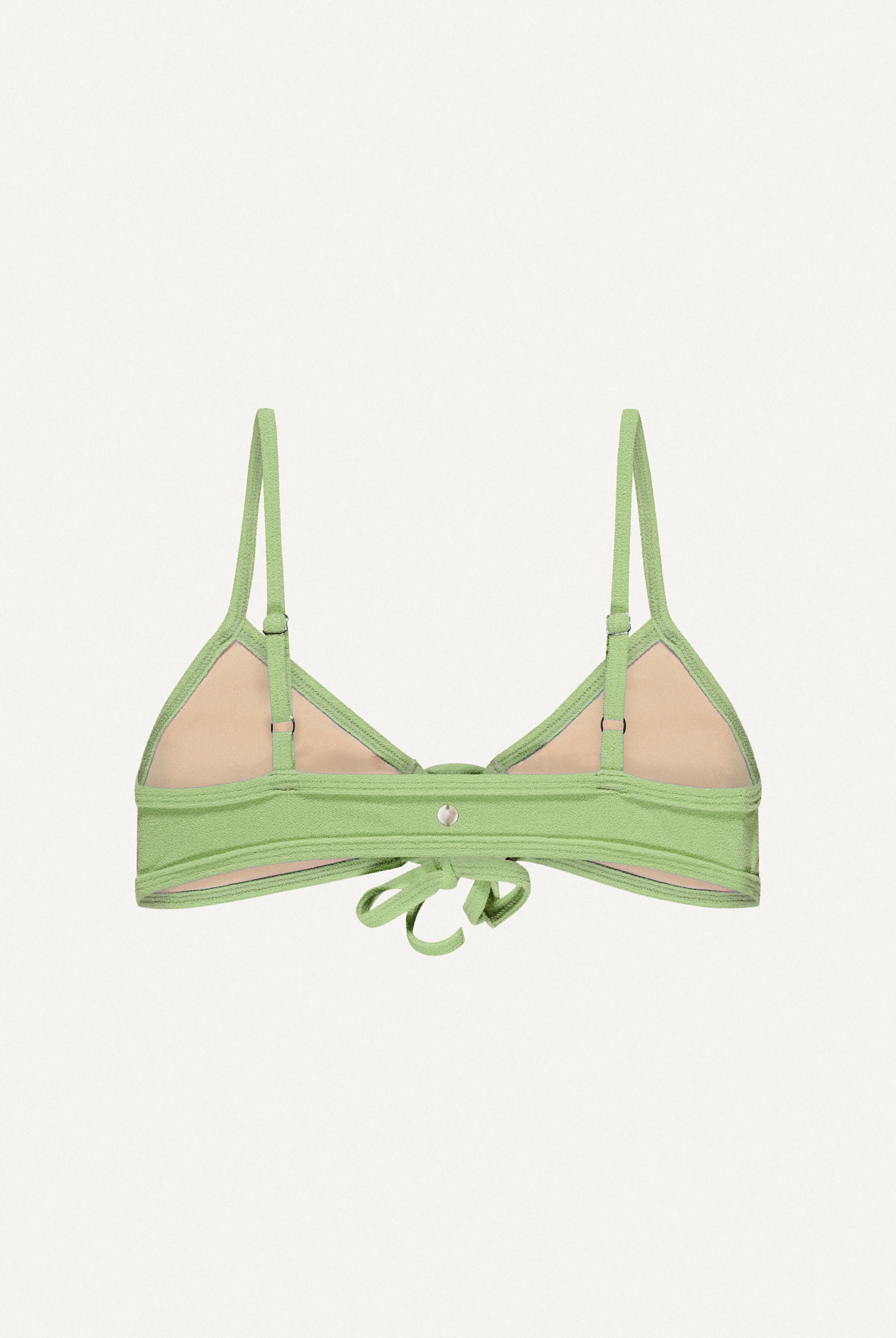 Bikini Top - Joran - Linden Green Terry - collab zürich