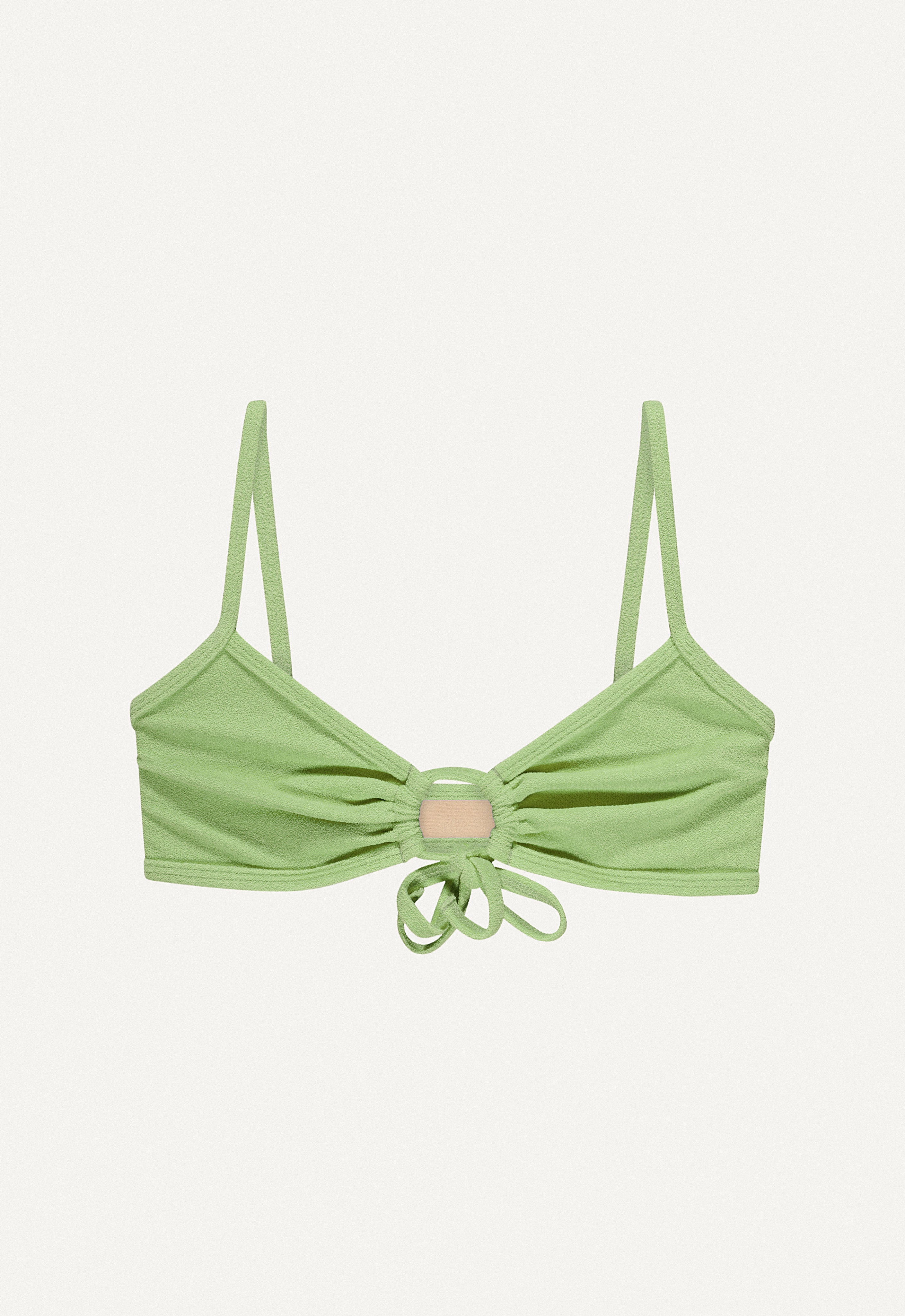 Bikini Top - Joran - Linden Green Terry - collab zürich