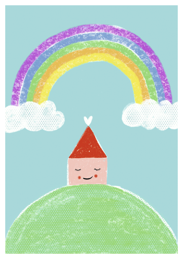 Postcard - Fairytale House - collab zürich