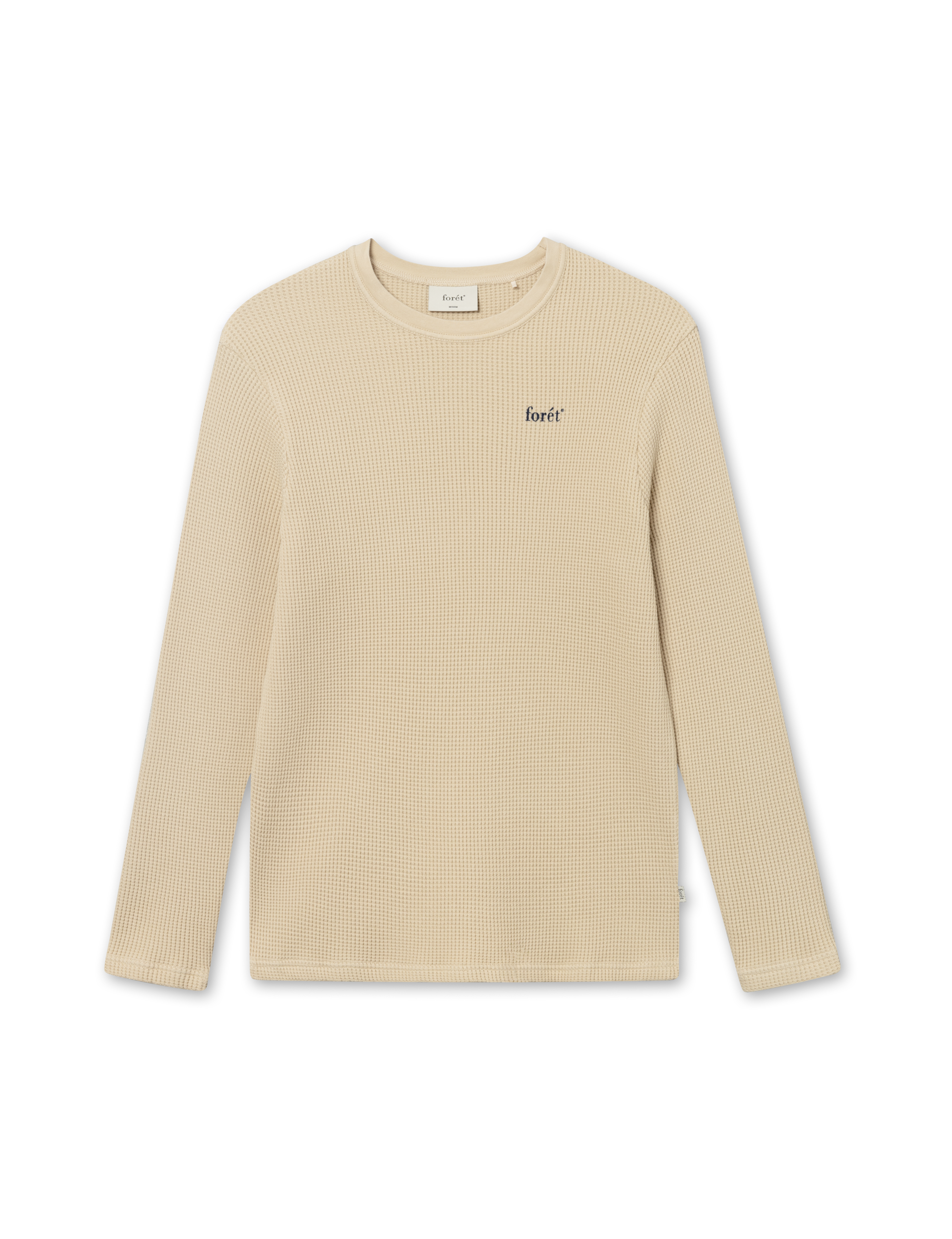 longsleeve - waffle - oat - collab zürich