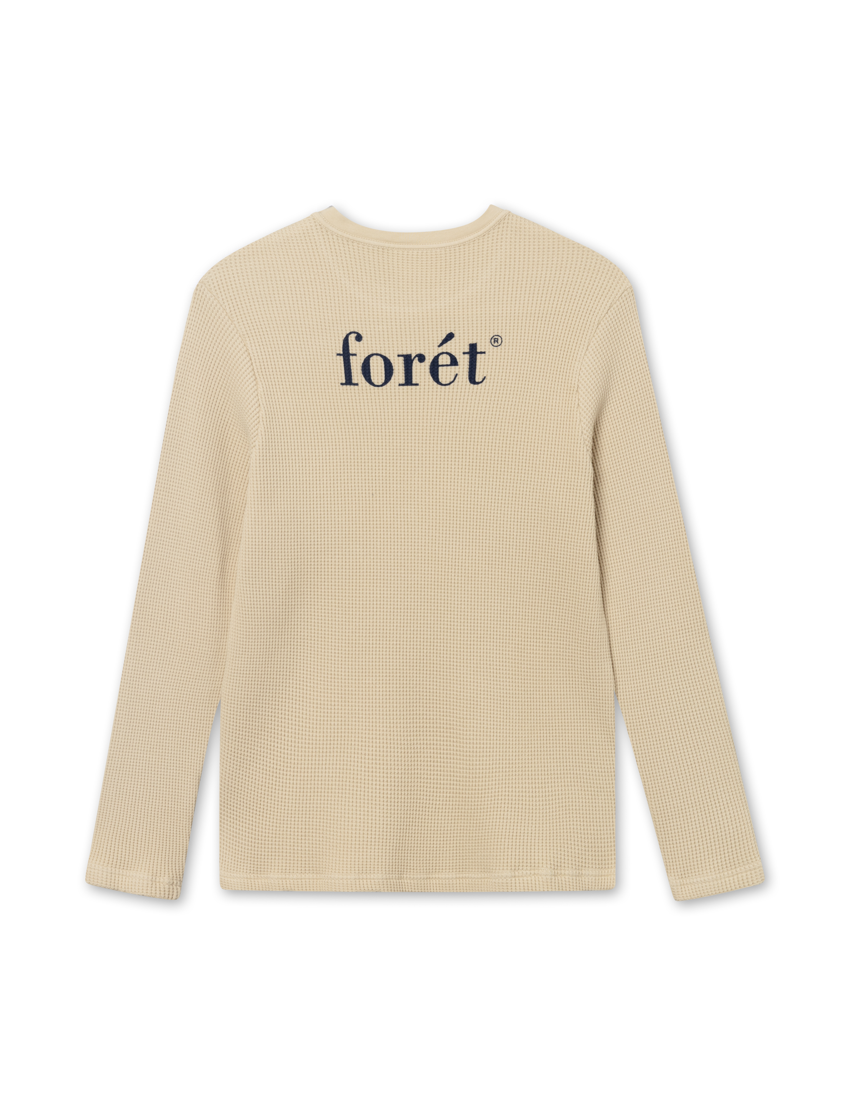longsleeve - waffle - oat - collab zürich
