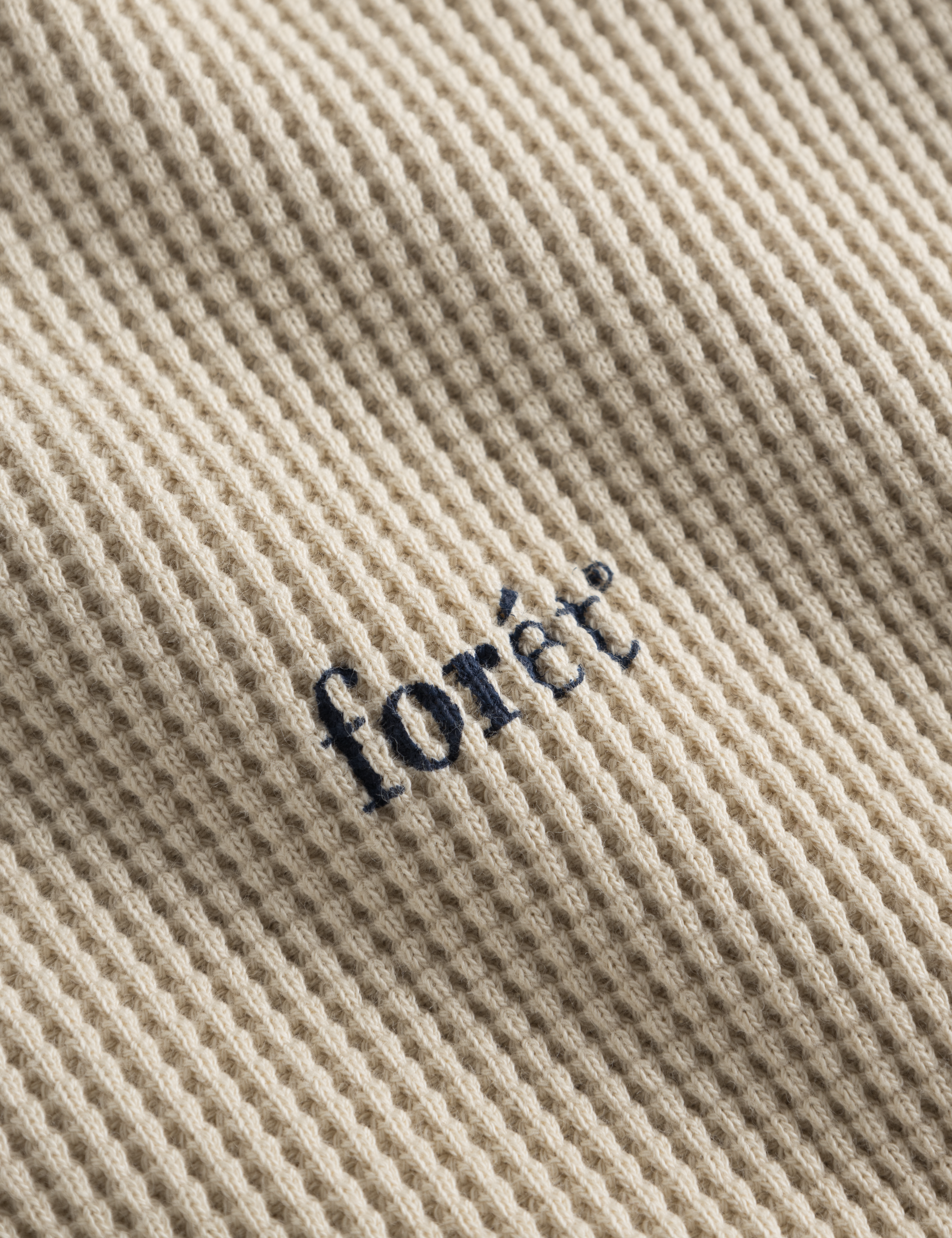 longsleeve - waffle - oat - collab zürich