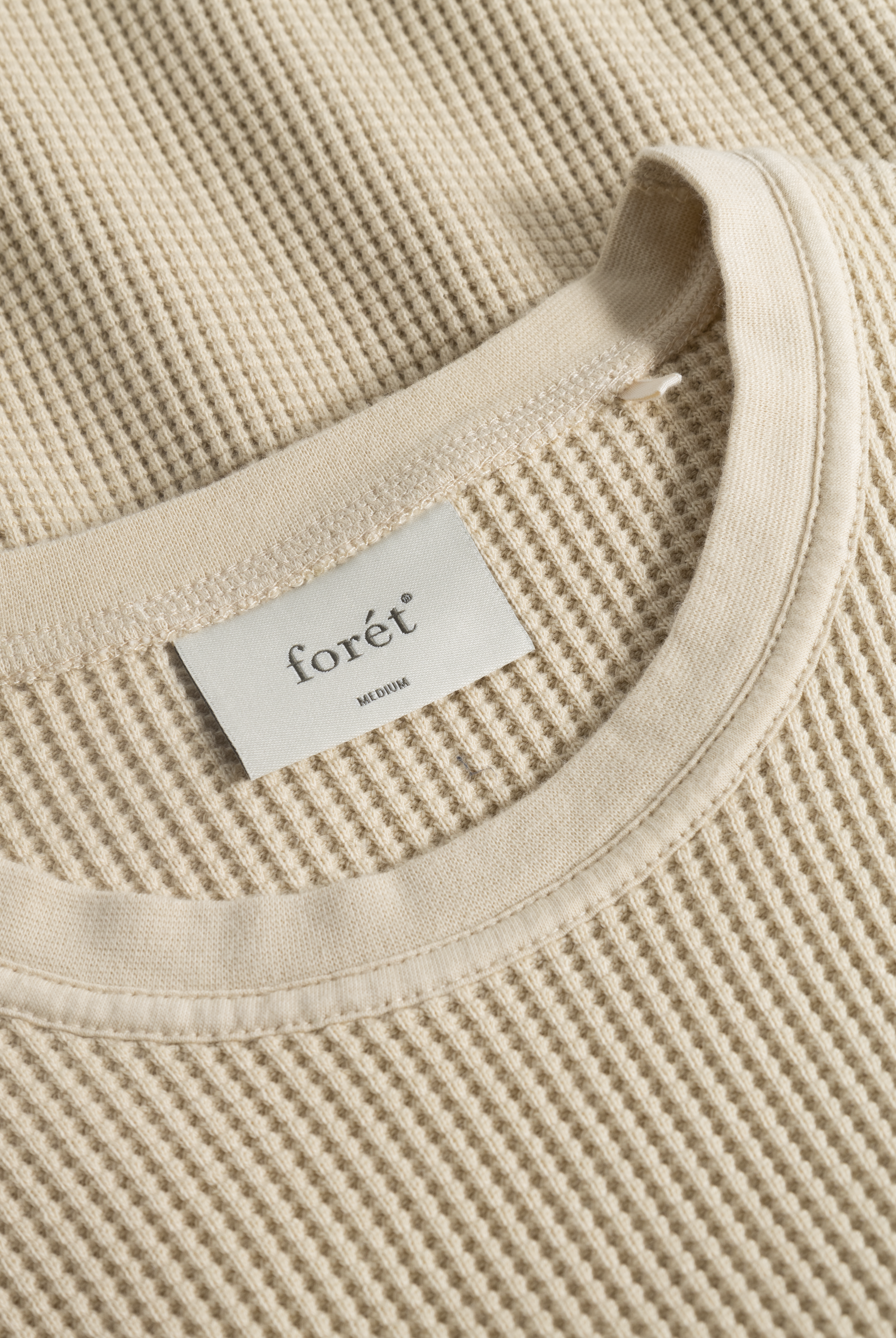 longsleeve - waffle - oat - collab zürich