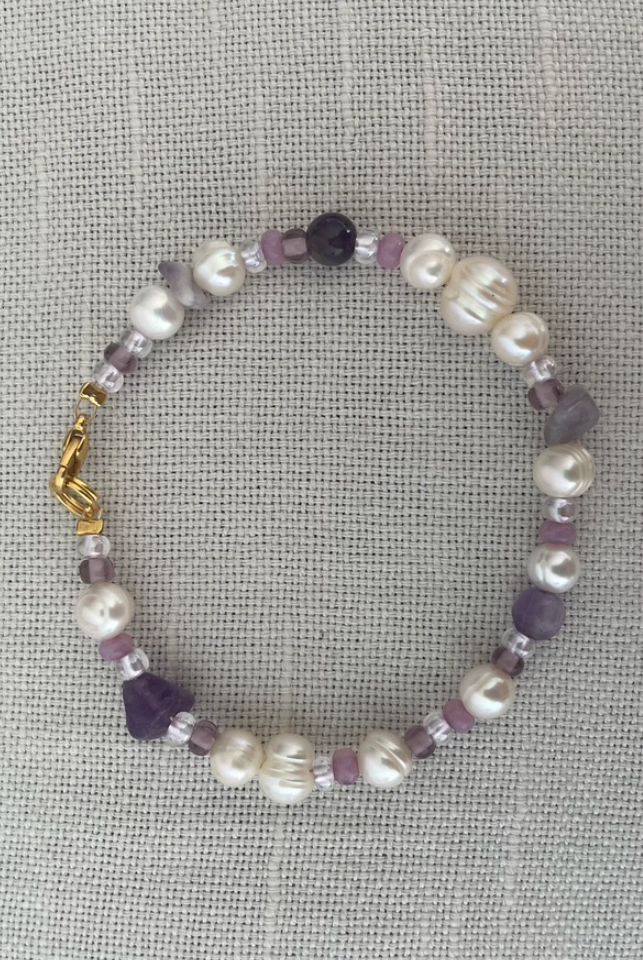 bracelet - amethyst - collab zürich