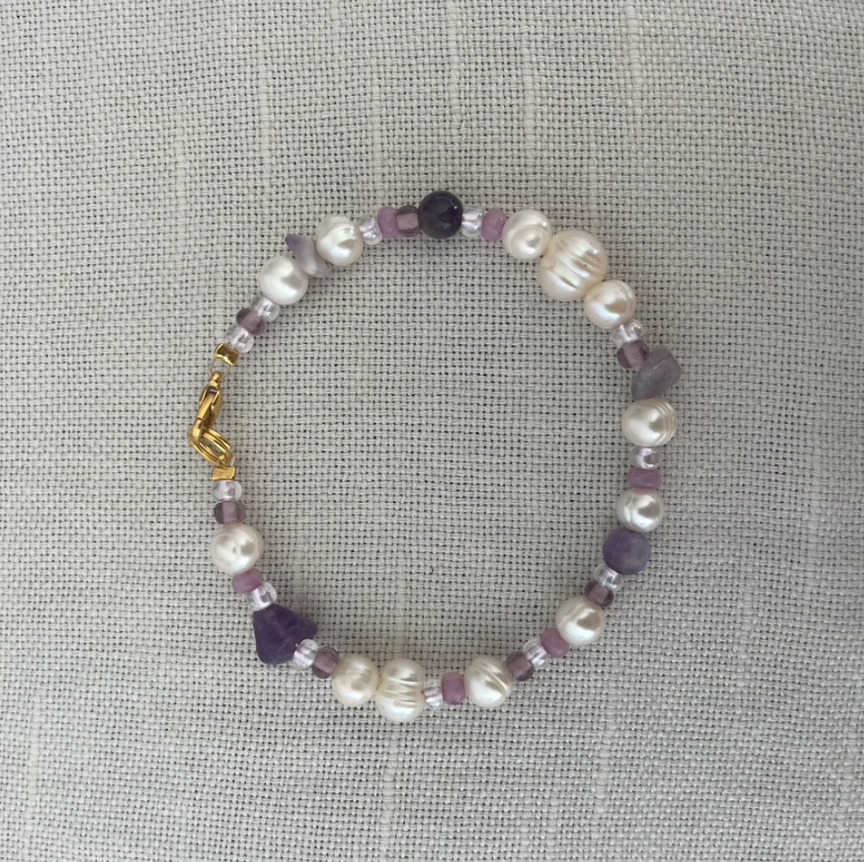 bracelet - amethyst - collab zürich