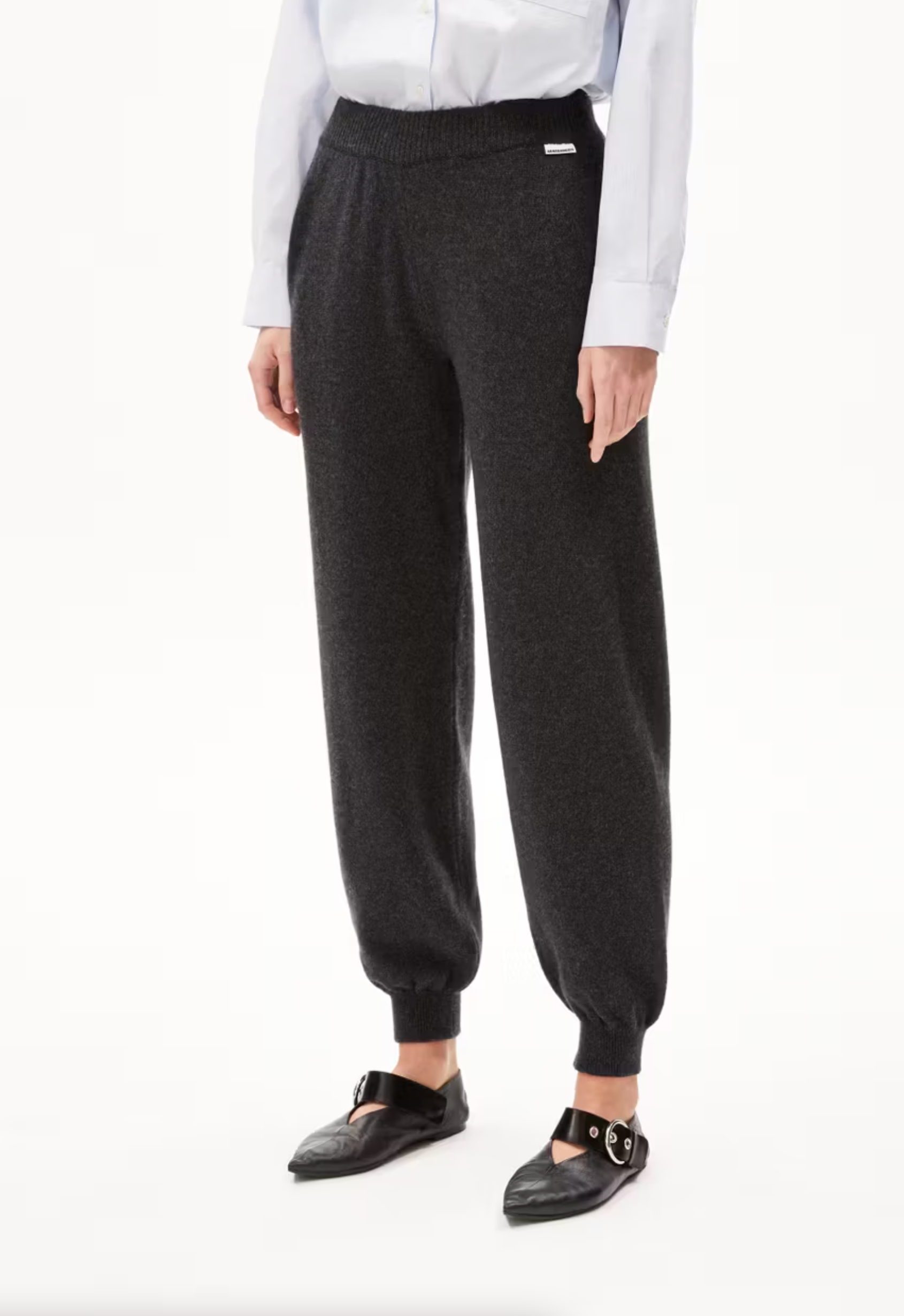 wool pants - finniaa - steel melange - collab zürich