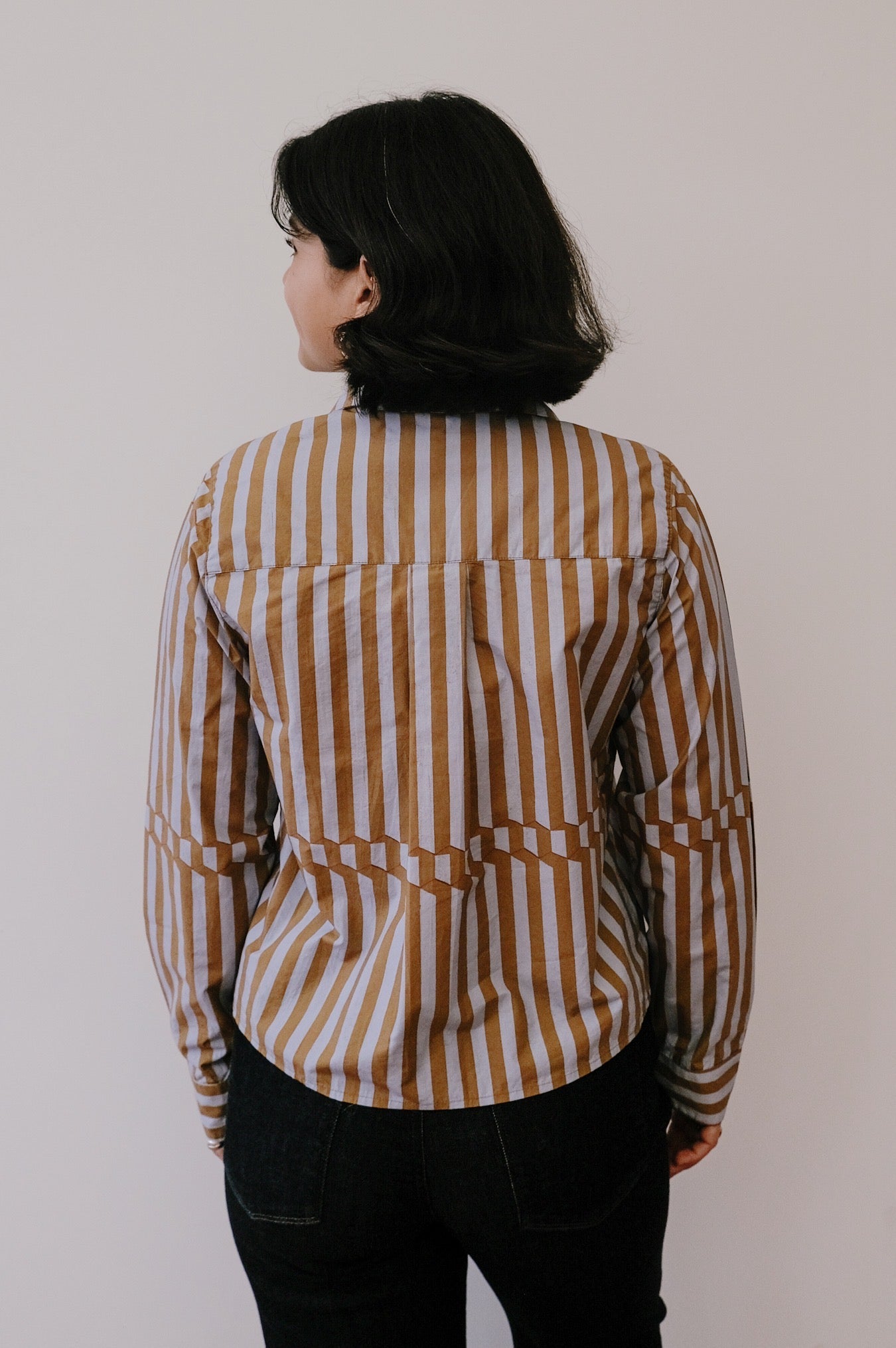 Esque Blouse - Duna - Striped - collab zürich