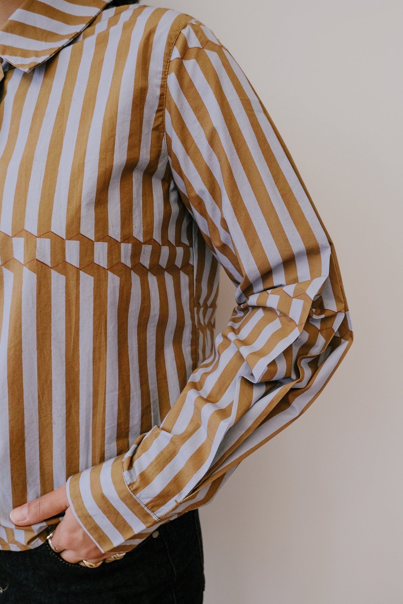 Esque Blouse - Duna - Striped - collab zürich