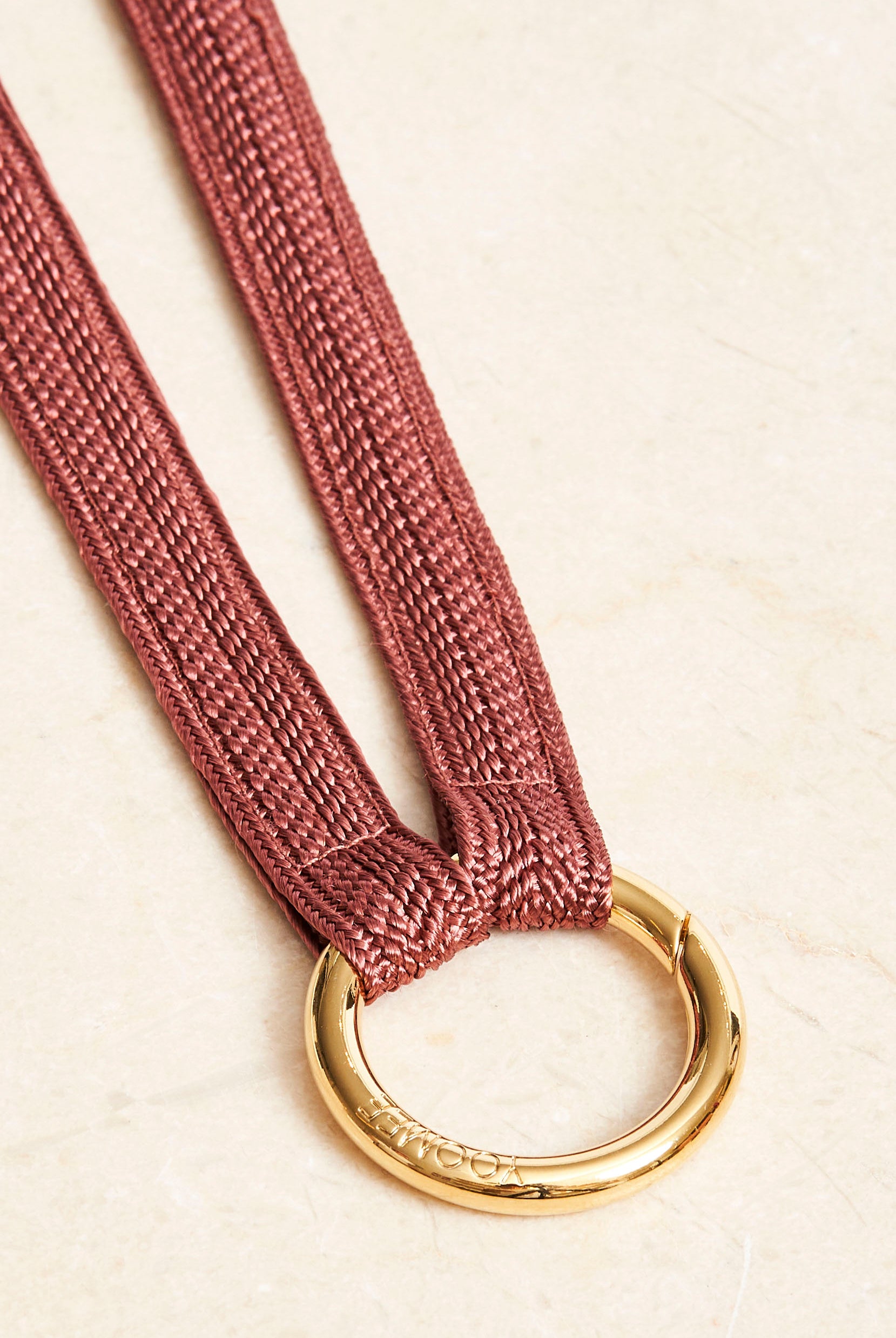 keychain band - ZAHRA - red ochre - sale - collab zürich