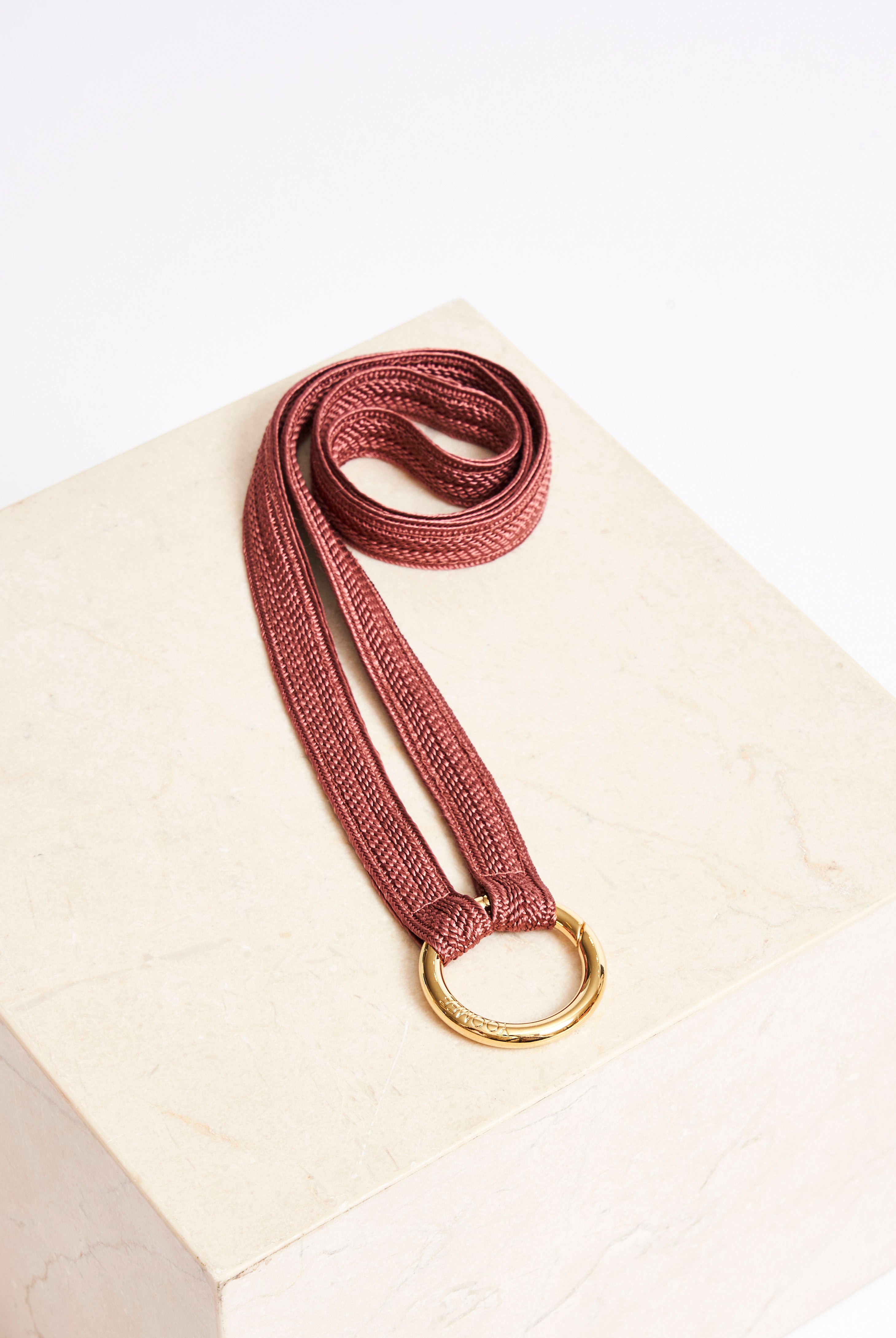 keychain band - ZAHRA - red ochre - sale - collab zürich