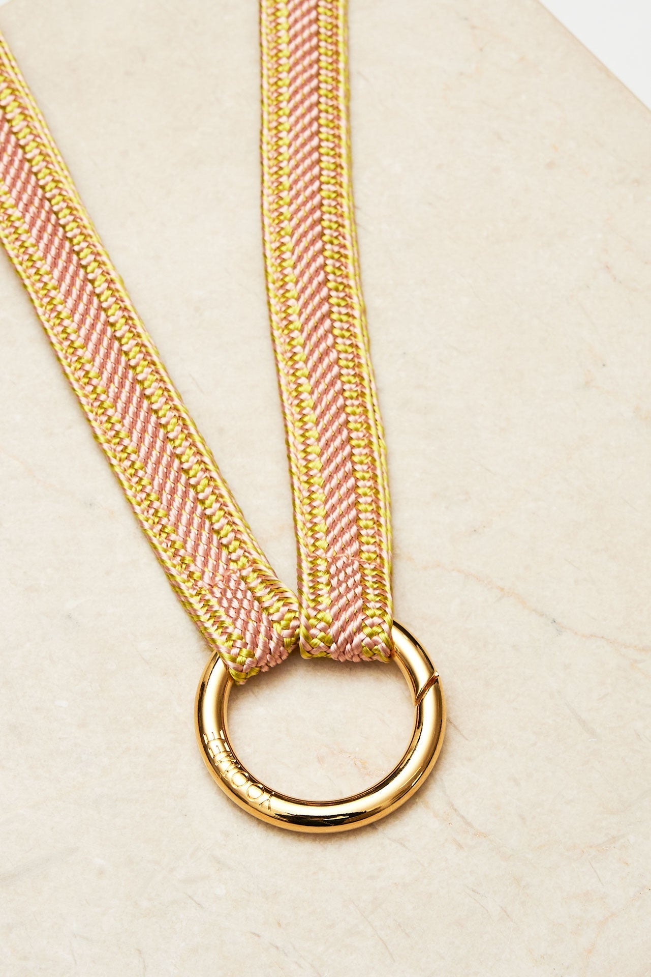 keychain band - ZAHRA mini - yellow snapper - collab zürich