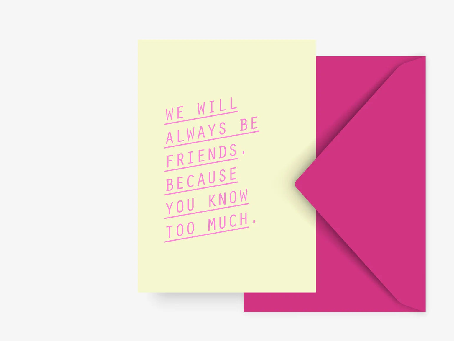 card - always friends - collab zürich