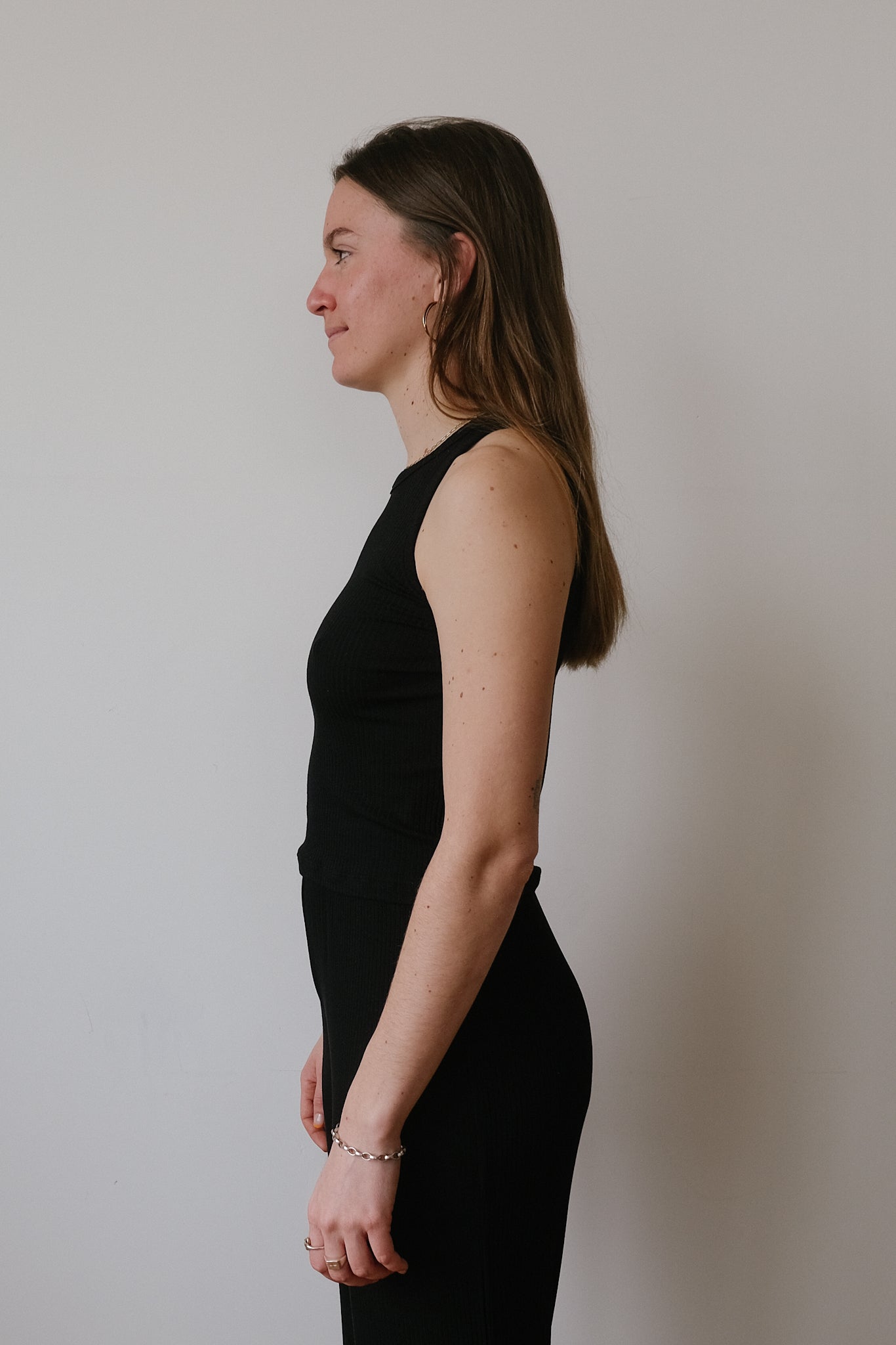 modal tank top - lula - black - collab zürich