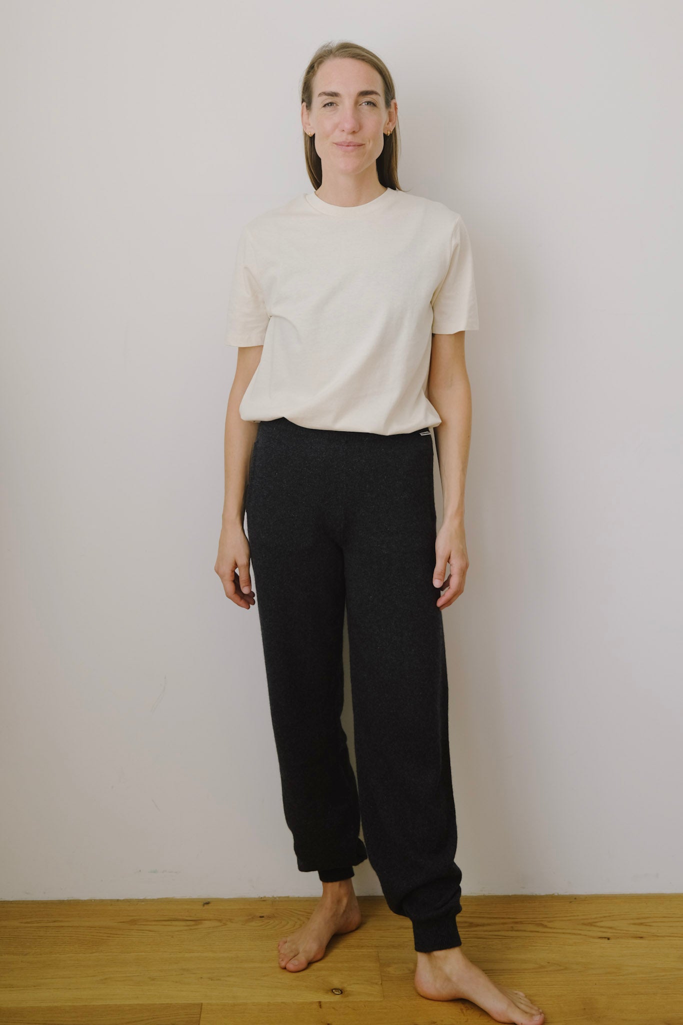 wool pants - finniaa - steel melange - collab zürich