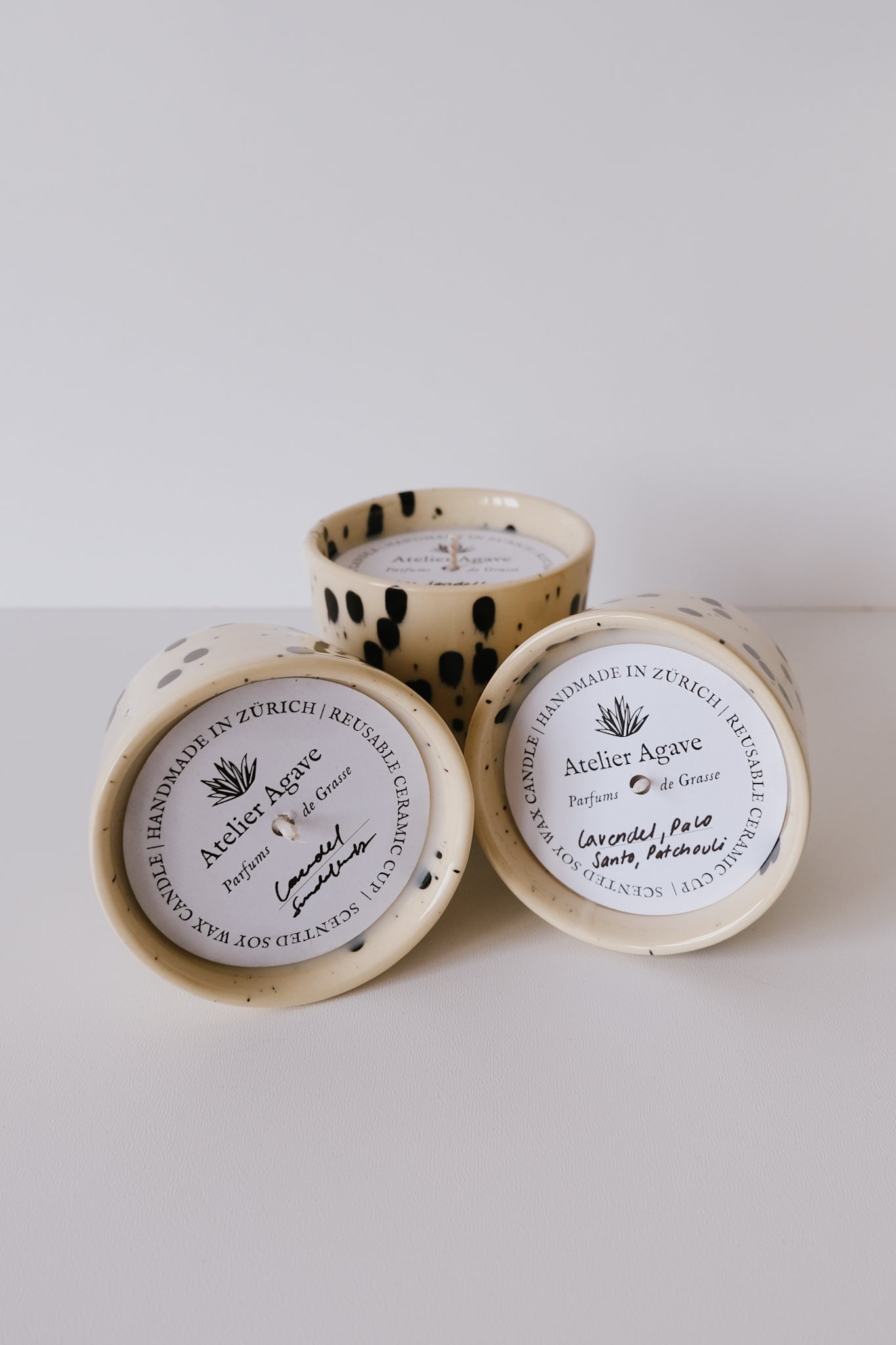 Candle Cup - Black Dots - collab zürich