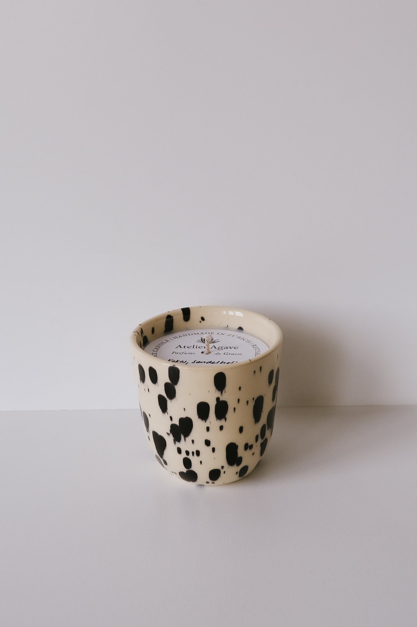 Candle Cup - Black Dots - collab zürich
